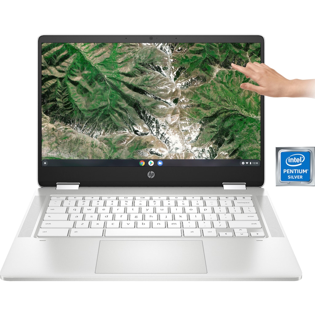 HP Chromebook »14a-ca0218ng«, 35,6 cm, / 14 Zoll, Intel, Pentium Silber, UHD Graphics 605, Plus Chromebook