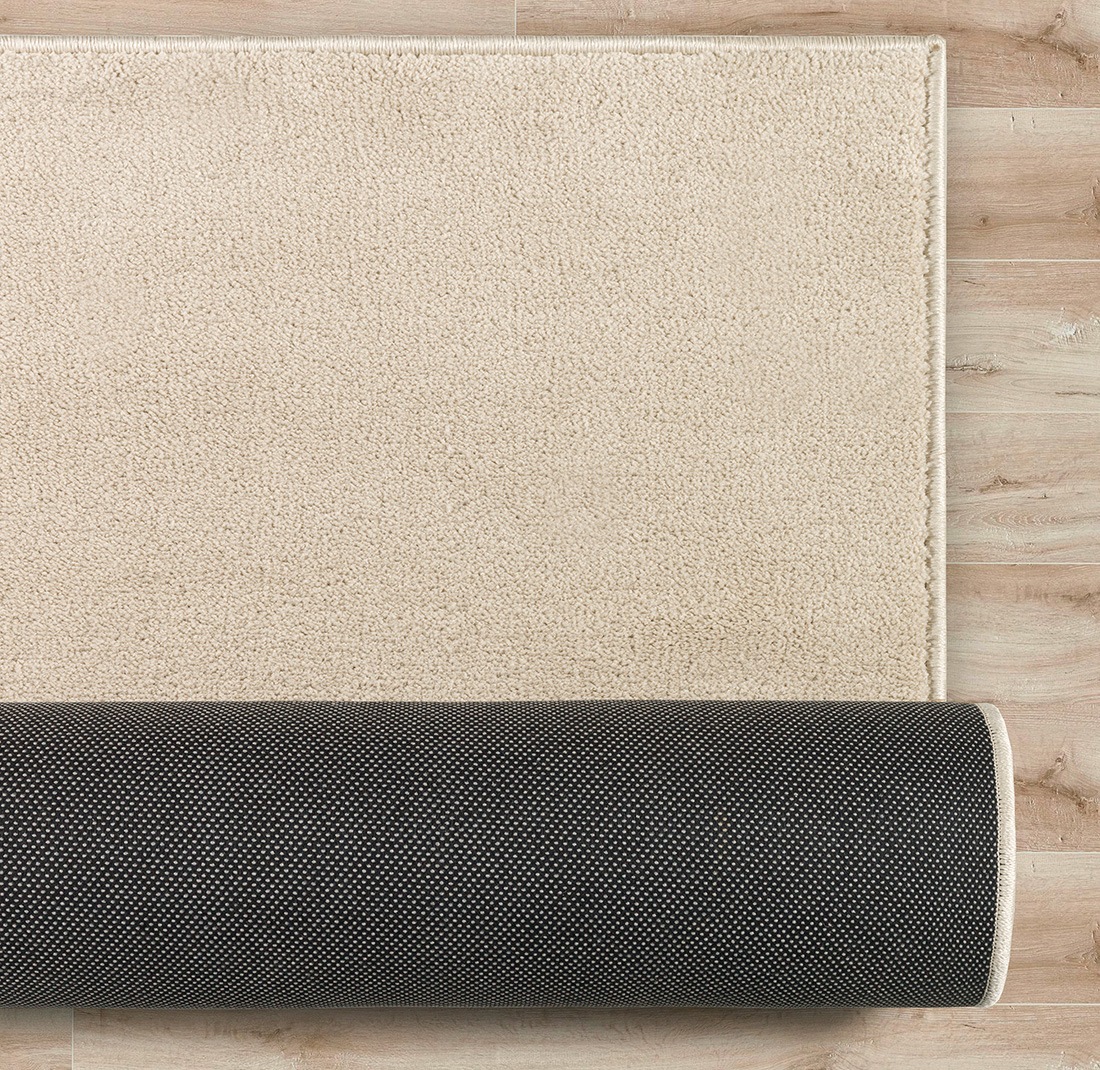 the carpet Teppich »Suez«, rechteckig, 14 mm Höhe, weicher Wohnzimmer Teppich Anti-Rutsch Rücken