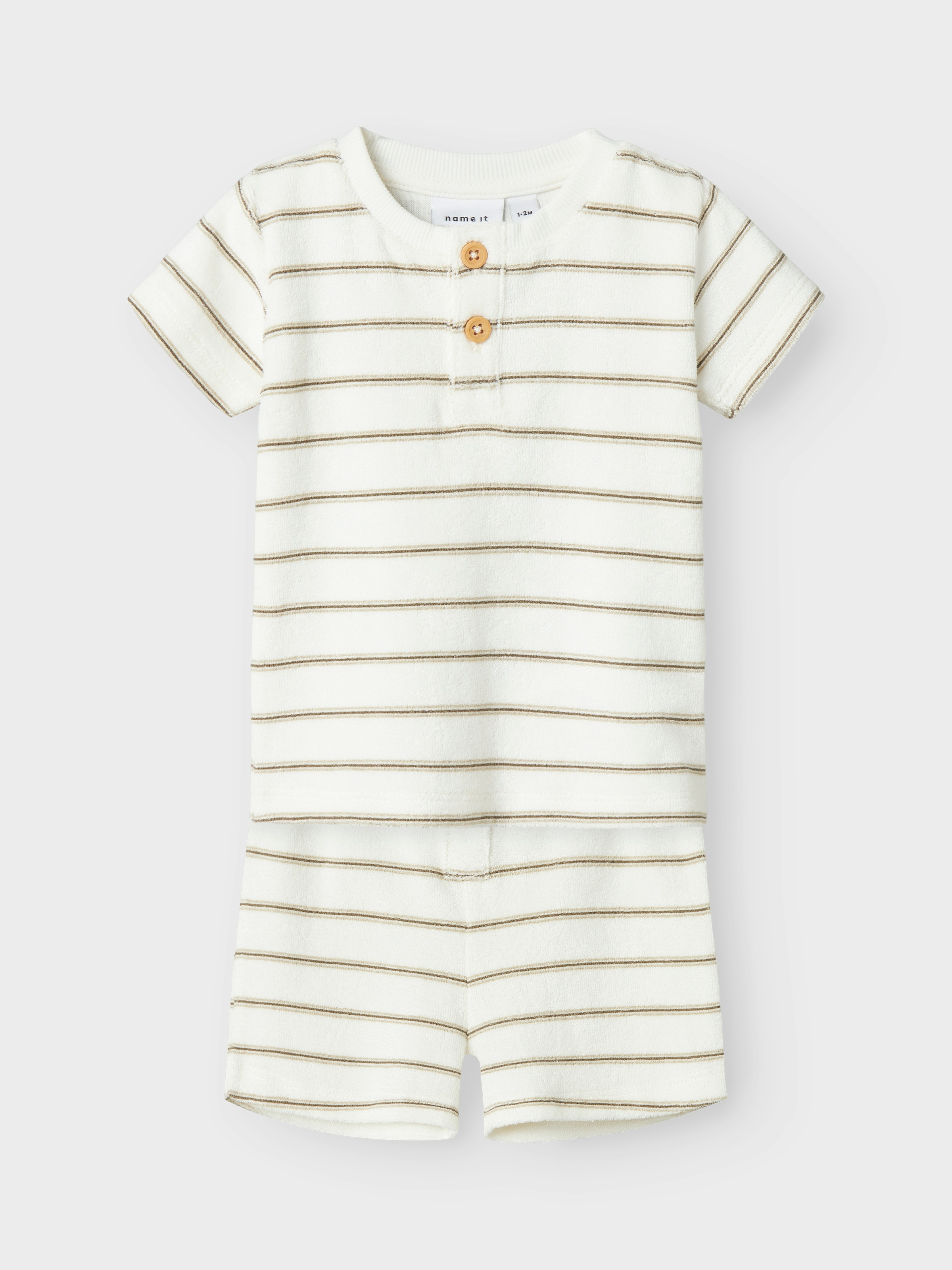 Name It Hausanzug »NBNOTERRY SS TOP SET«, (Set, 2 tlg.), bestehend aus Shirt und Hose