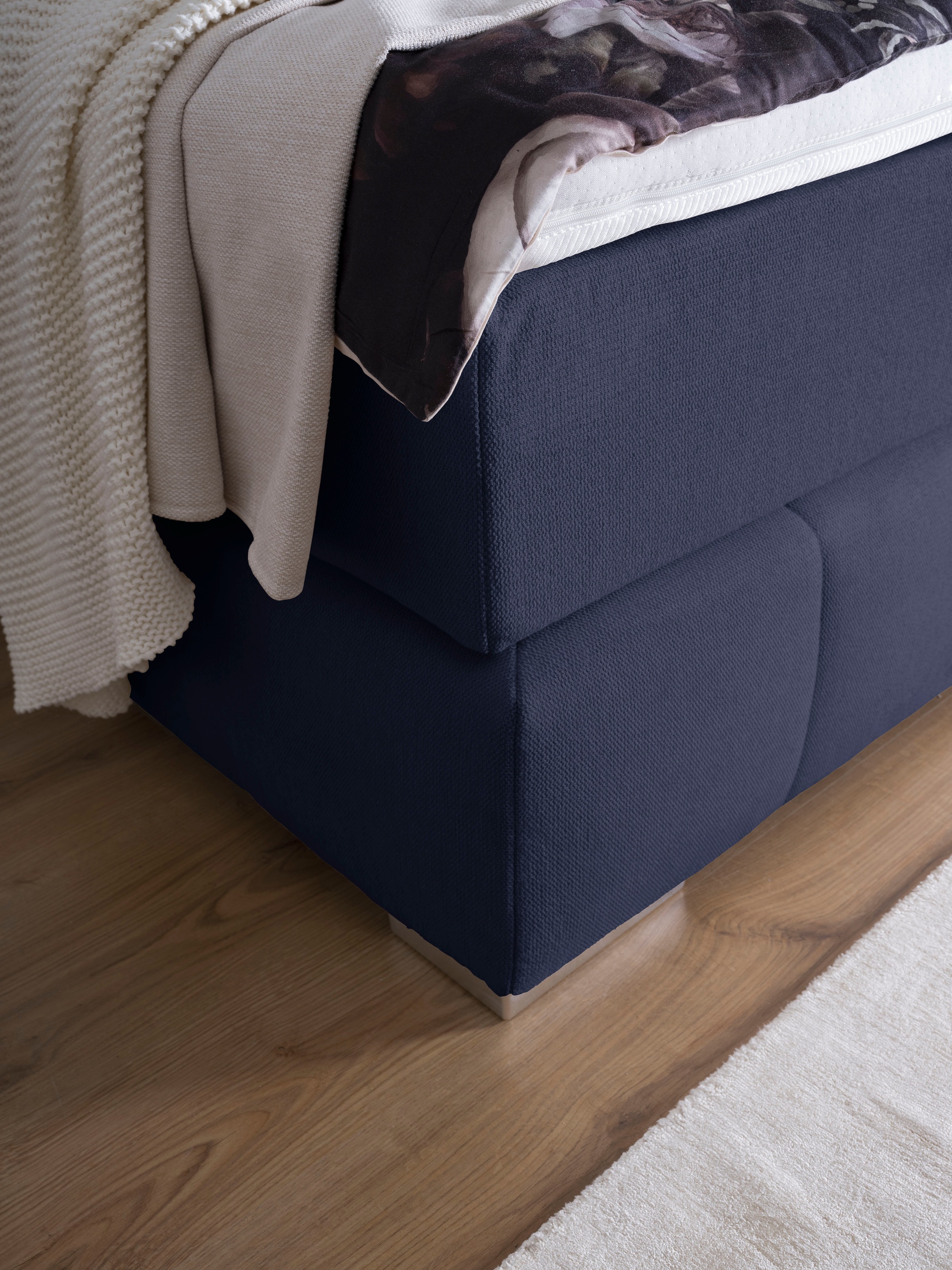 alina Boxspringbett »Luga«, 188 cm breit, inkl. Matratze und Komfortschaum-Topper