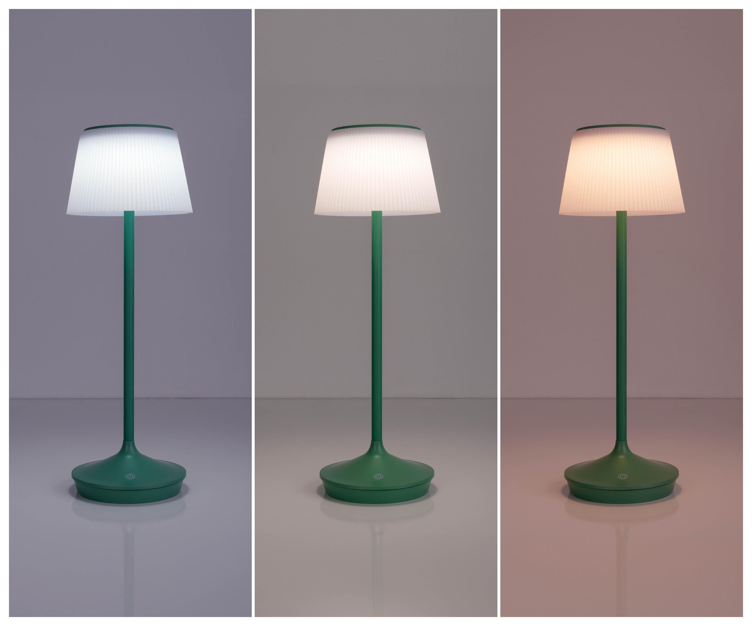 näve LED Tischleuchte »Solarleuchte / Akkuleuchte "EMMI"«, 1 flammig, Leuchtmittel LED-Modul | LED fest integriert, Solarbetrieb, Akkubetrieb, CCT, Berührungssensor, Akkutischleuchte