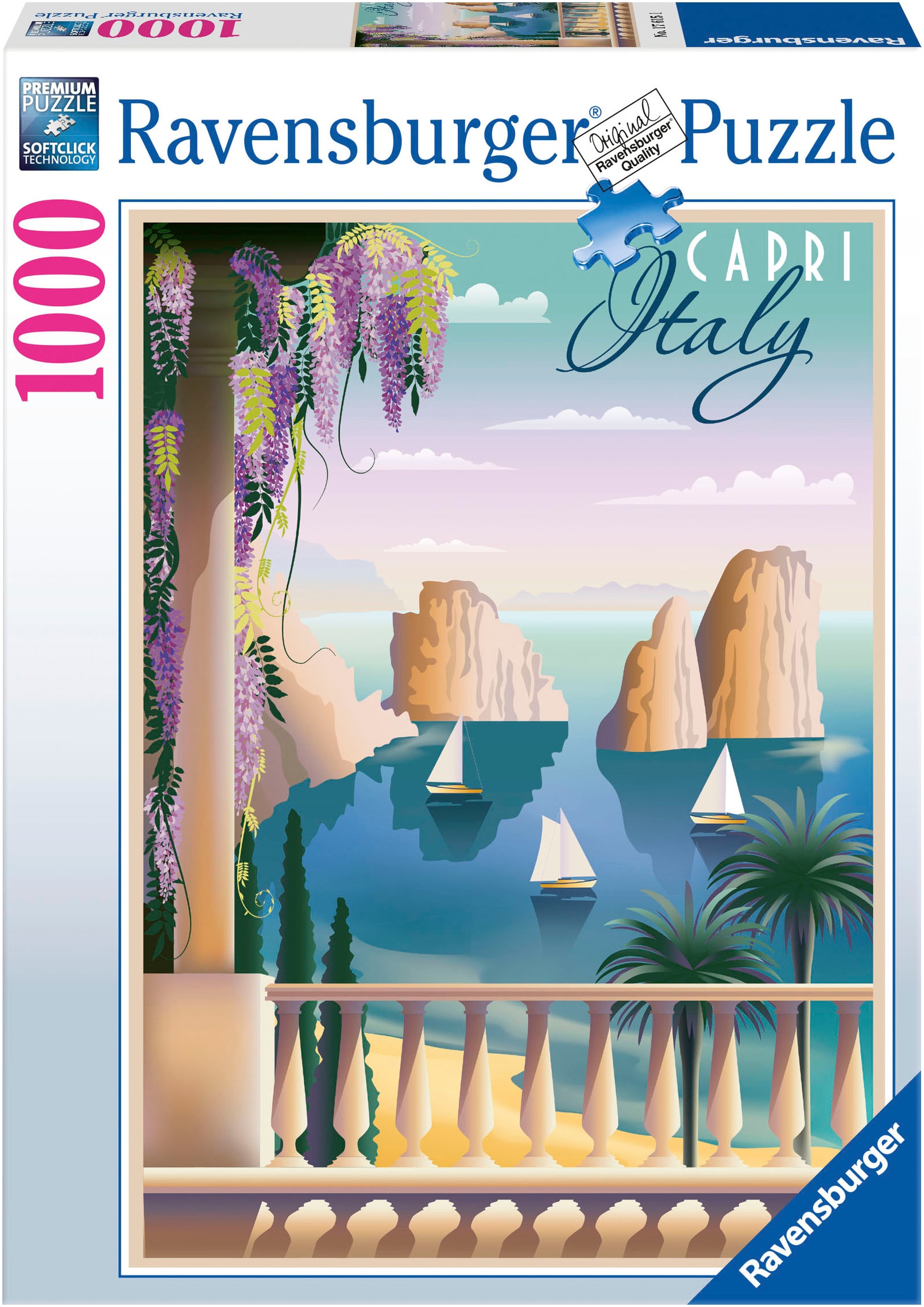 Ravensburger Puzzle »Postcard from Capri, Italy«, Made in Germany, FSC® - schützt Wald - weltweit