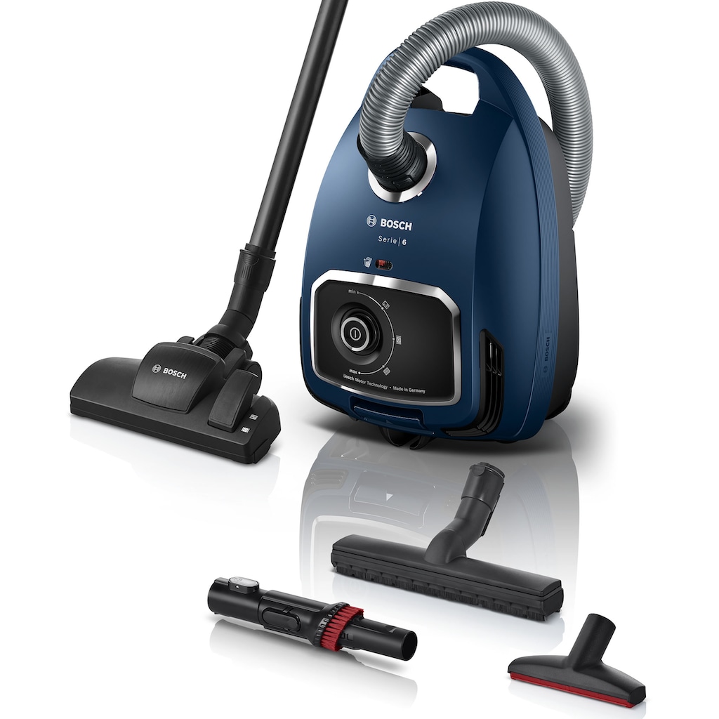 BOSCH Bodenstaubsauger »BGL6XSIL3, Serie 6, blau«, 600 W, mit Beutel