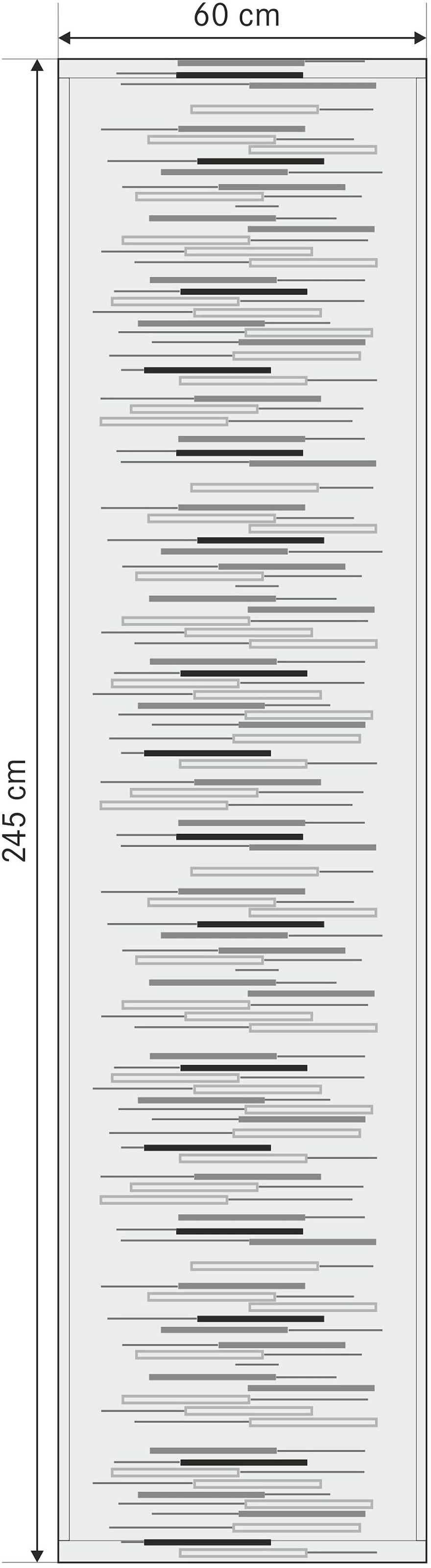 Happy Home Schiebegardine »MIGNON«, (1 St.), HxB: 245x60, inkl.  Befestigungszubehör bequem und schnell bestellen