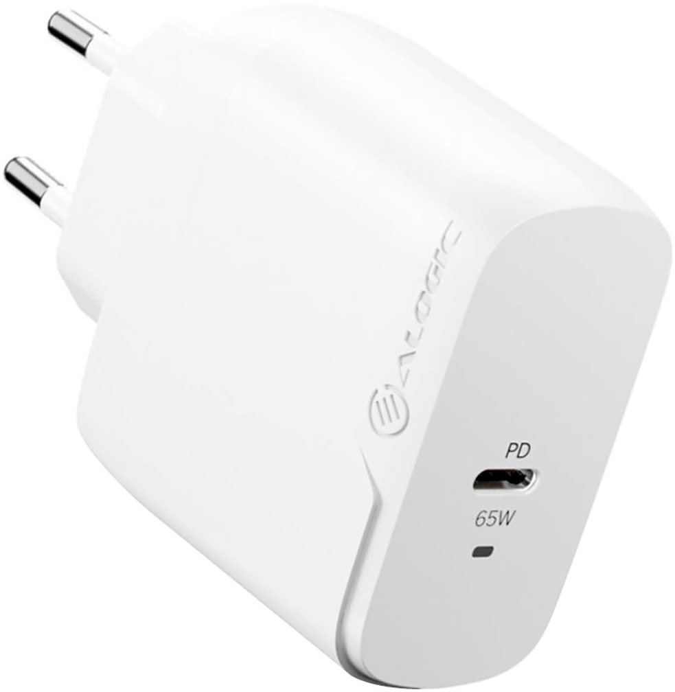 ALOGIC USB-Ladegerät »Rapid Power 65W USB-C PD Fast GaN + USB-C-Kabel (2m)«