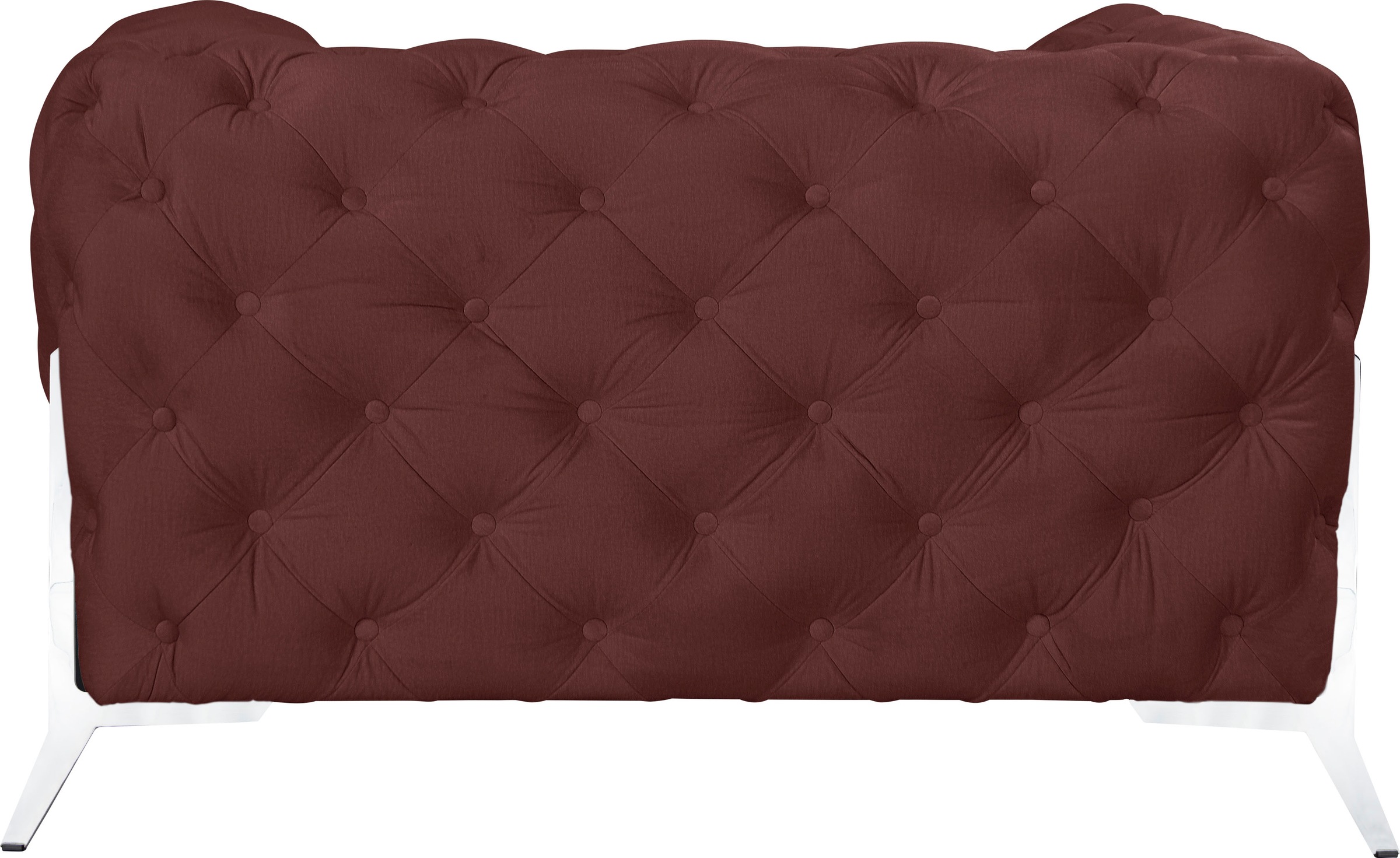 Leonique Chesterfield-Sessel »Amaury Sessel«, aufwändige Knopfheftung, moderne Chesterfield Optik, Fußfarbe wählbar
