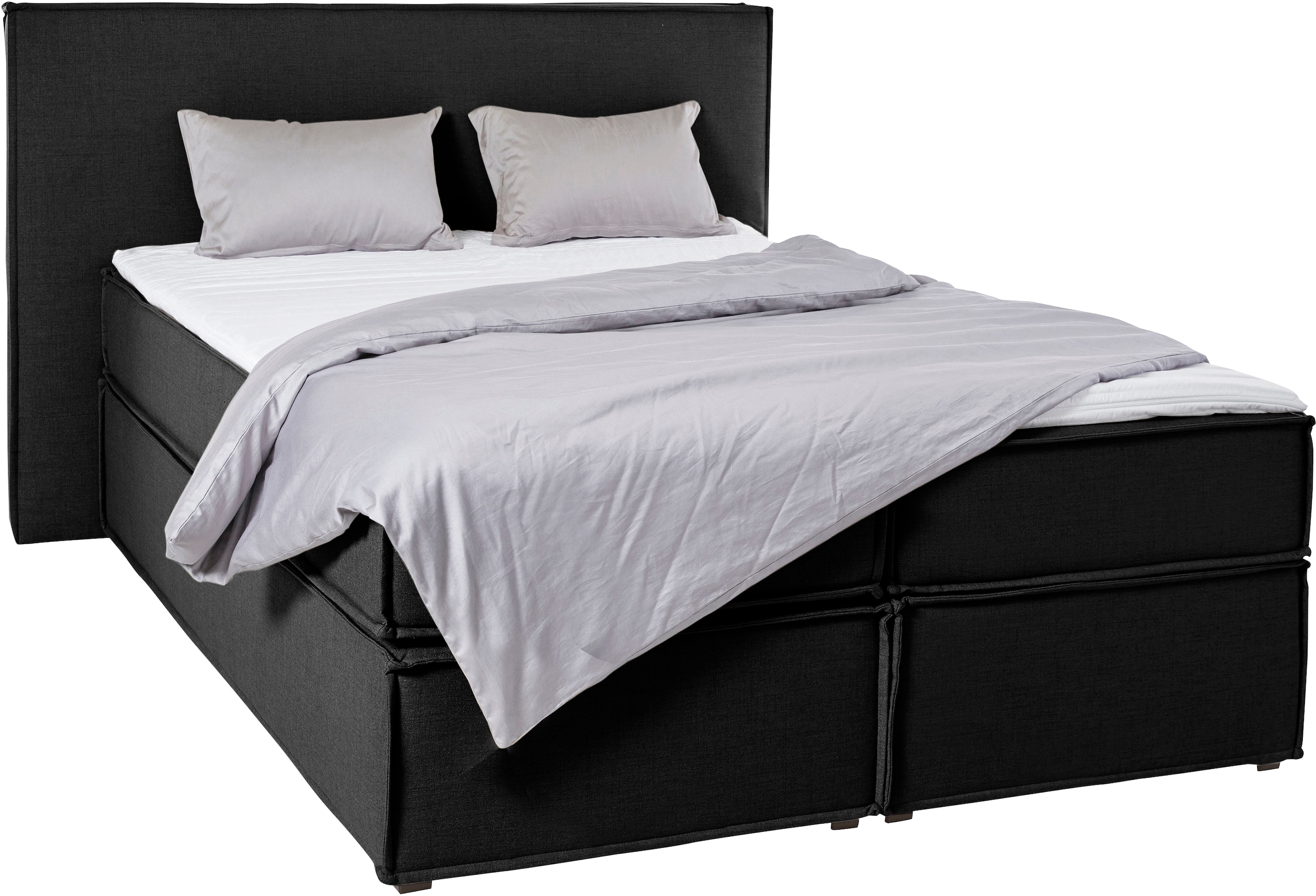 LeGer Home by Lena Gercke Boxspringbett "Yuma" incl. Topper, in 4 Breiten, günstig online kaufen