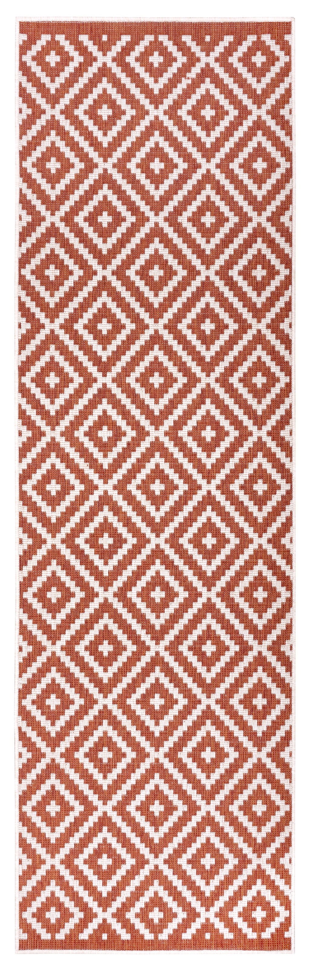 my home Läufer »Ronda Wendeteppich«, rechteckig, 5 mm Höhe, Sisal-Optik, Flachgewebe, In- und Outdoor, geometrisches Boho Design