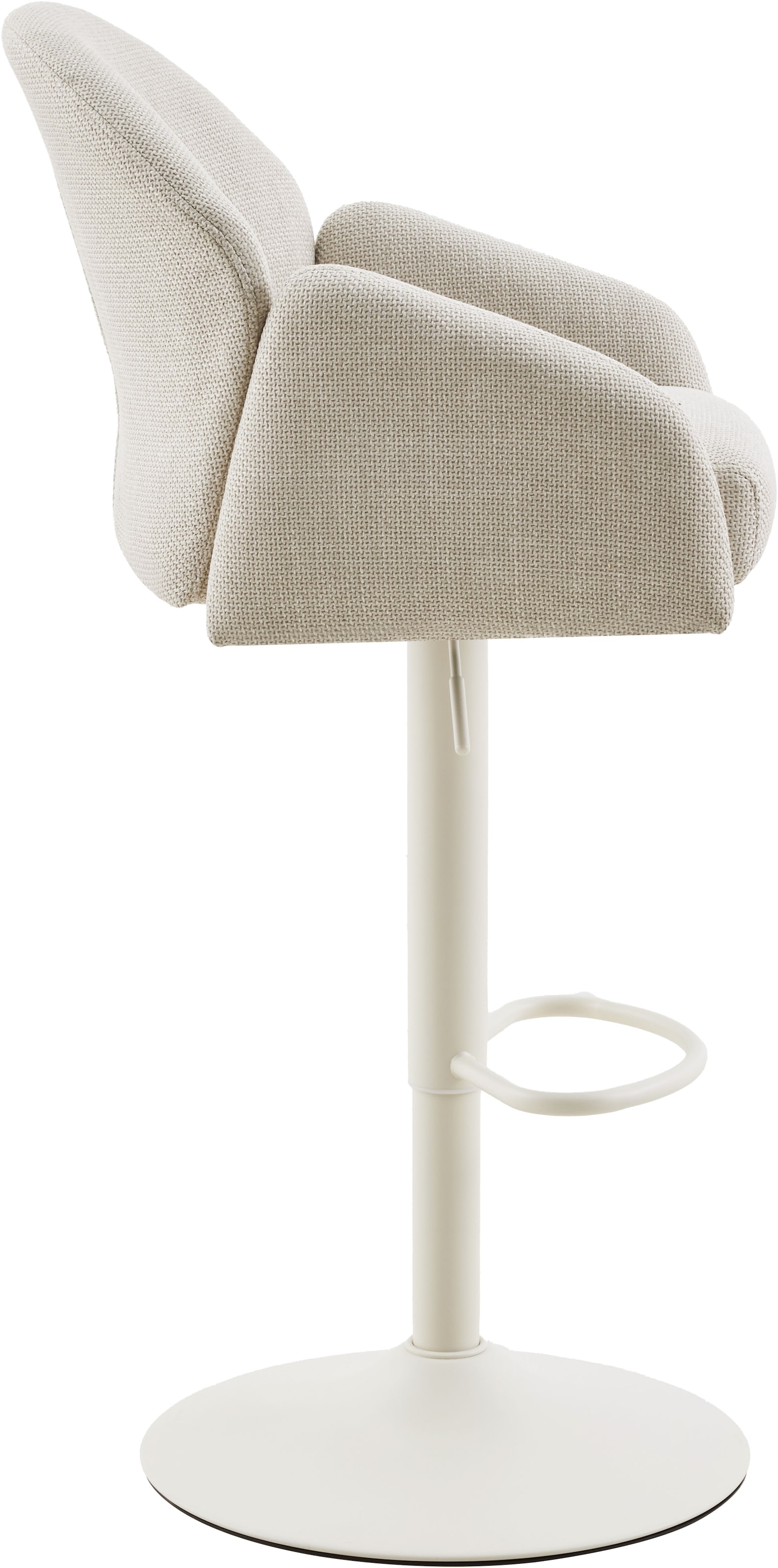 HELA Barhocker »HOLLY« Set, 2 Stk. tlg. 360° drehbar, Höhenverstellbar, Armlehnen, Gestell angepasst an Bezug