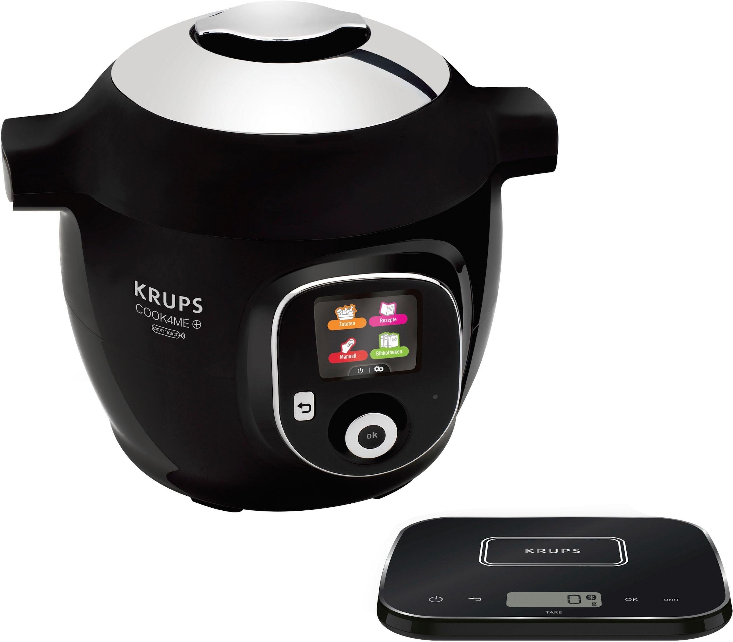 Krups Multikocher »CZ8568 Cook4Me+ Grameez«, vernetzte Waage, 300 Rezepte, 6 Programme, kompatibel mit Cook4Me-App