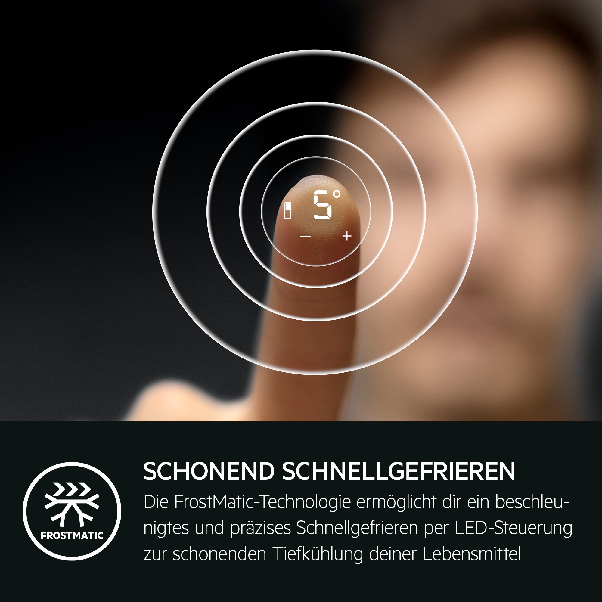 AEG Einbaukühlgefrierkombination 5000 »TSC5S183DF«, LowFrost: Erheblich weniger Eisbildung