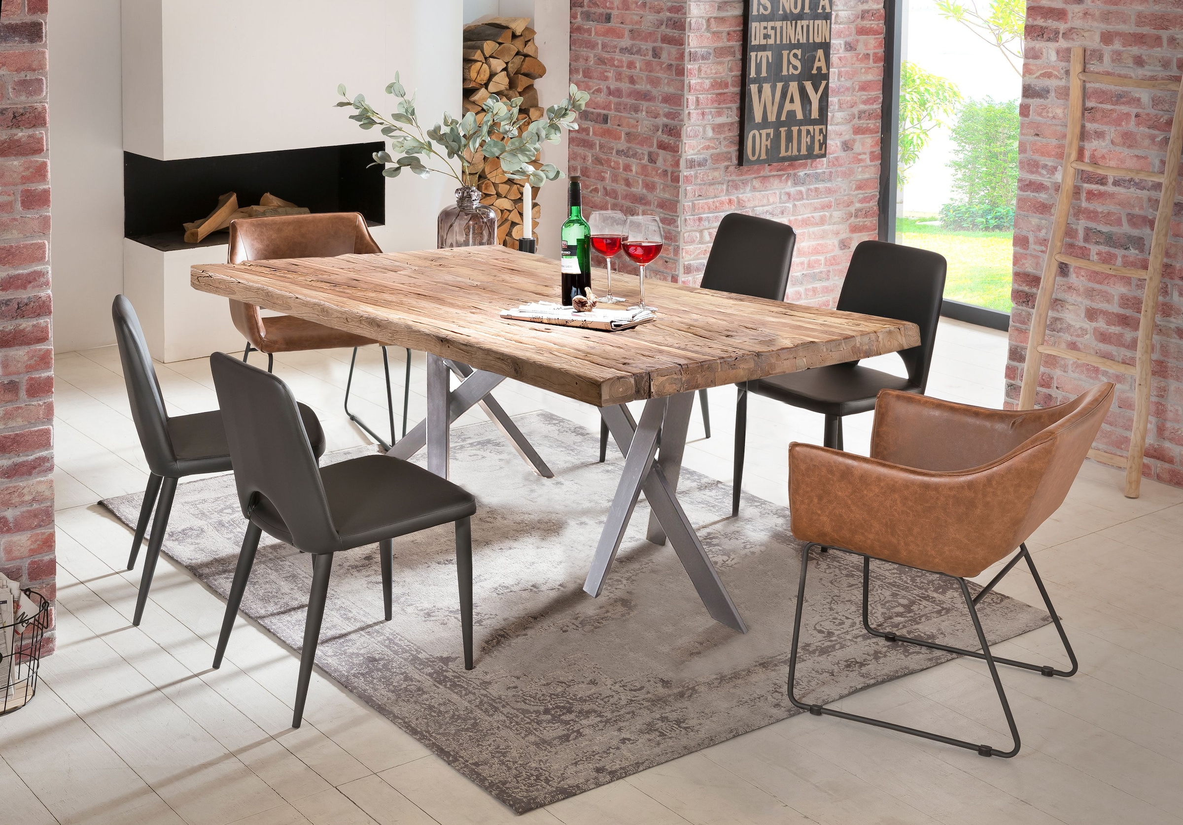 SIT Tischbein, (1 St.), extravagante Formen