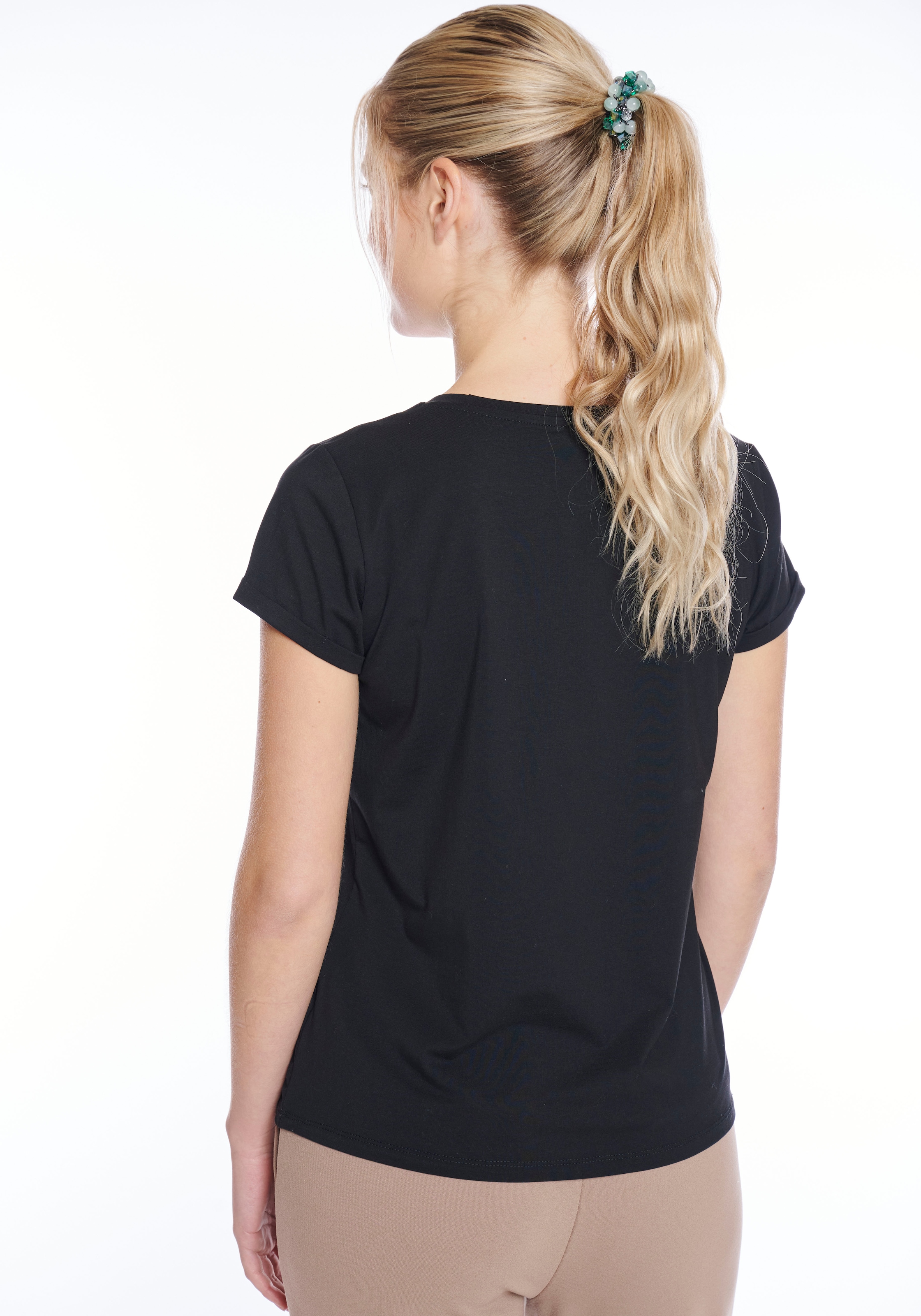 ZABAIONE T-Shirt »Au44tumn« mit Glitzernieten