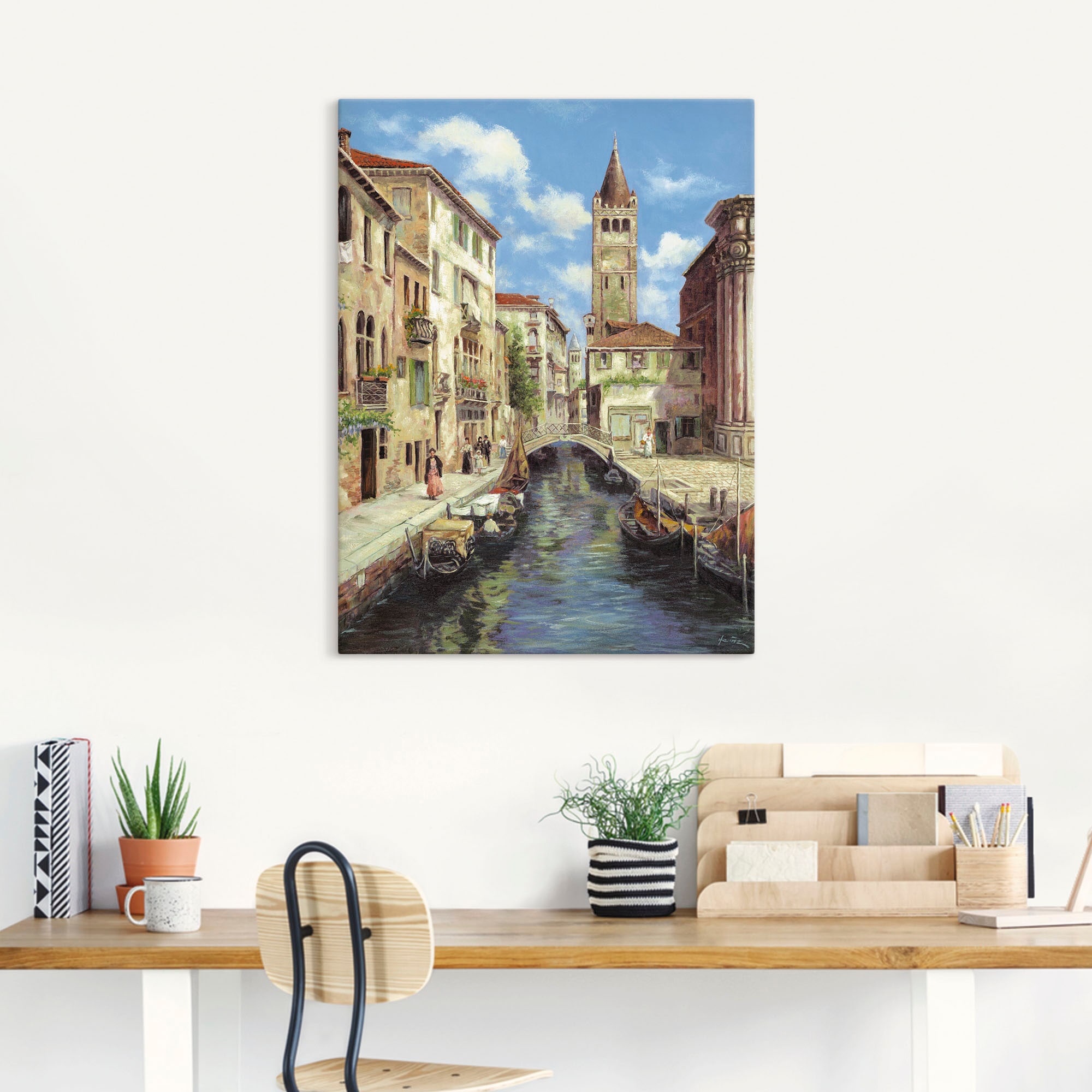 Artland Wandbild "Venedig", Venedig, (1 St.), als Leinwandbild, Poster in v günstig online kaufen