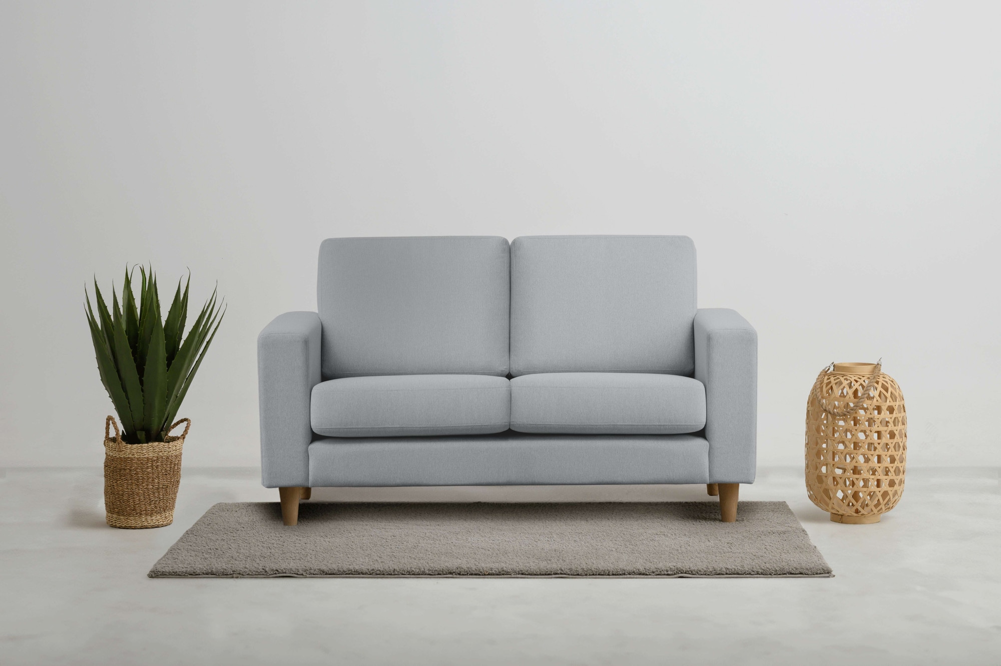 OTTO home 2-Sitzer »Tvinno« im skandinavischen Stil, mit Massivholzfüßen, B günstig online kaufen