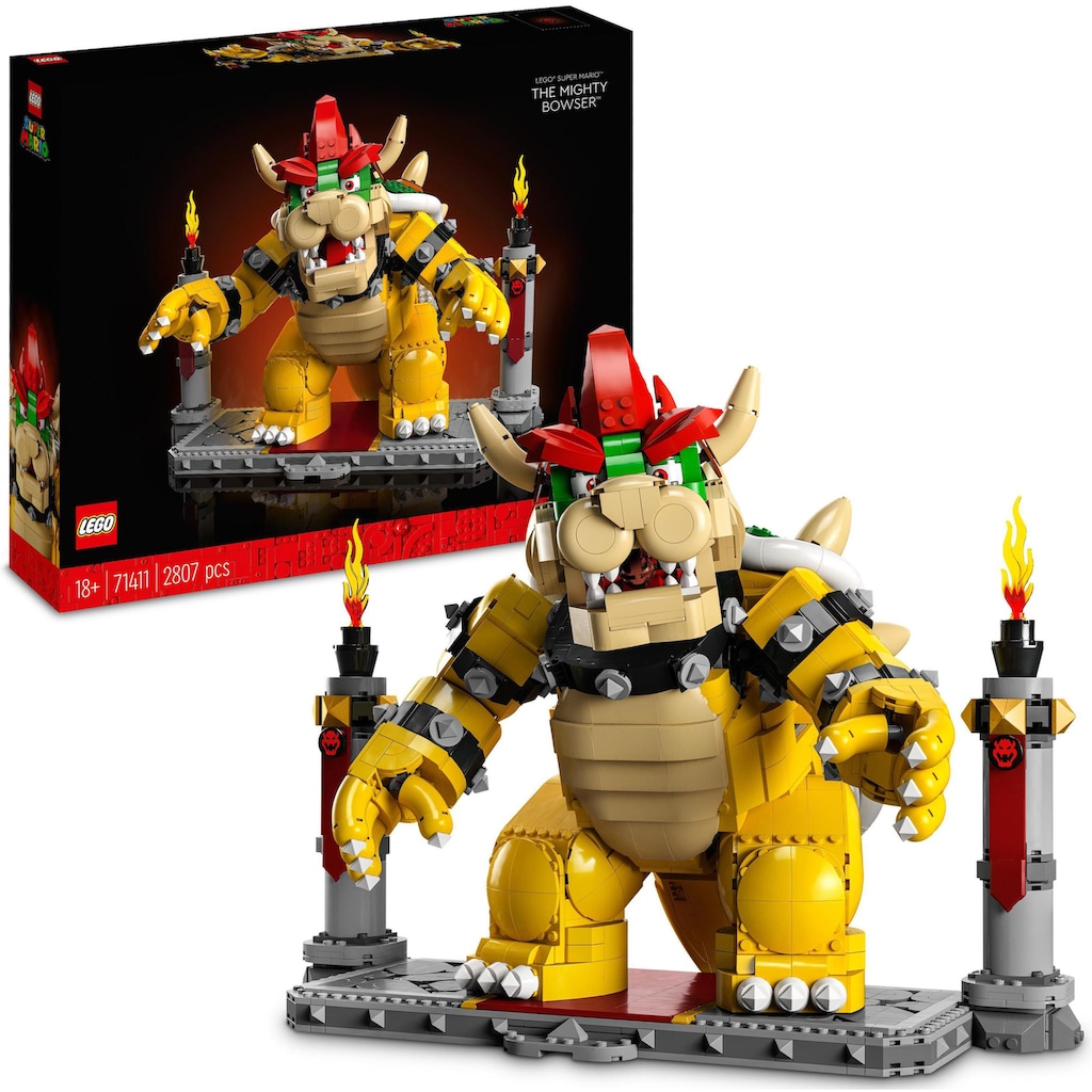 LEGO® Konstruktionsspielsteine »Der mächtige Bowser (71411), LEGO® Super Mario«, (2807 St.), Made in Europe