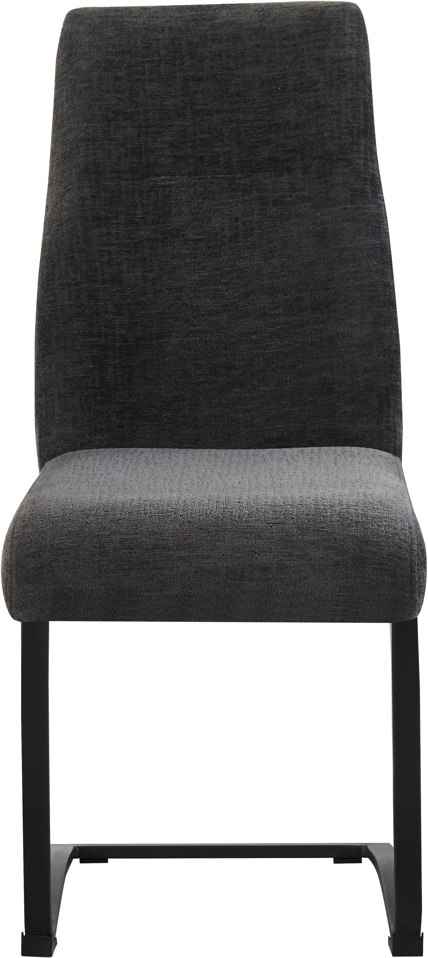 Home affaire Esszimmerstuhl »VERNON, 2er Set, mit Metallgestell in matt schwarz« (Set) 2 Stk.in verschiedenen Farben, Belsatbarkeit pro Stuhl 120 kg