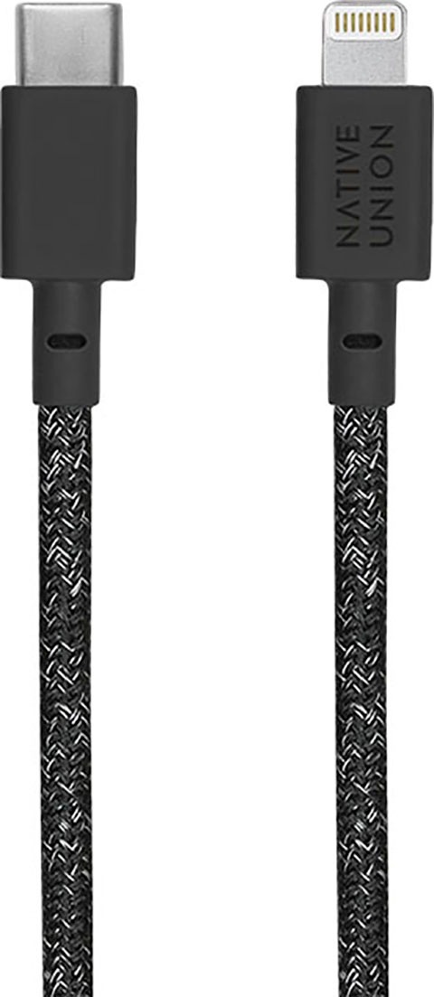 NATIVE UNION Smartphone-Kabel »Night Cable USB-C to Lightning«, USB-C, 300 cm