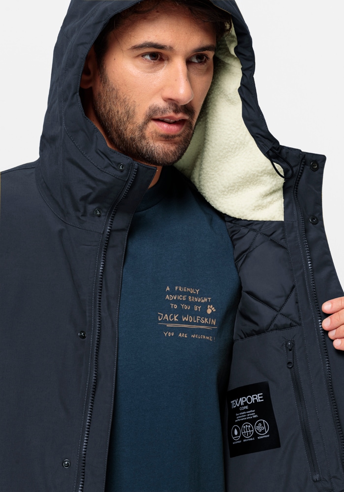 Jack Wolfskin Parka »TALFORST PARKA M«, mit Kapuze