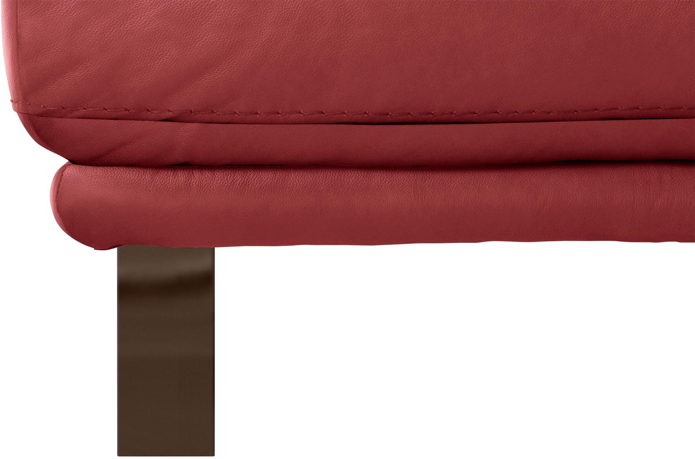 W.SCHILLIG Hocker »montanaa«, mit Metallkufen in Bronze pulverbeschichtet, Breite 141 cm