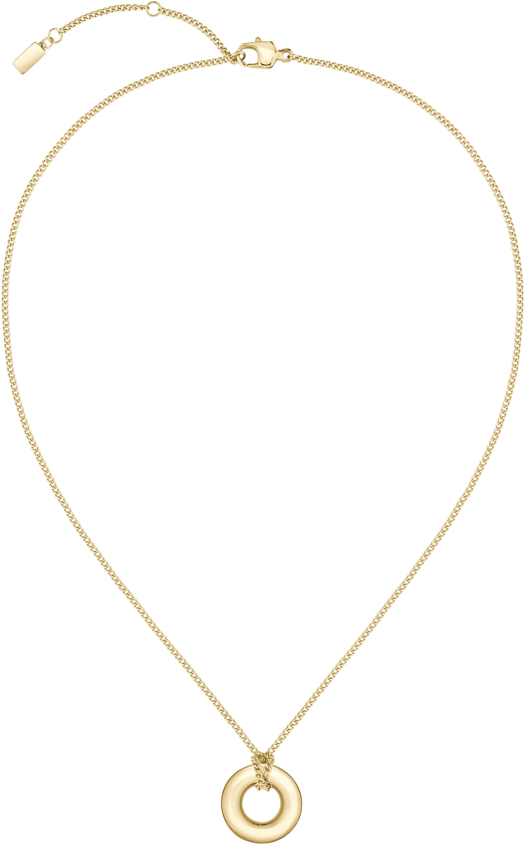 BOSS Kette mit Anhänger »LIVE, Kreis, 1580683, 1580684«, mit Preciosa Crystal