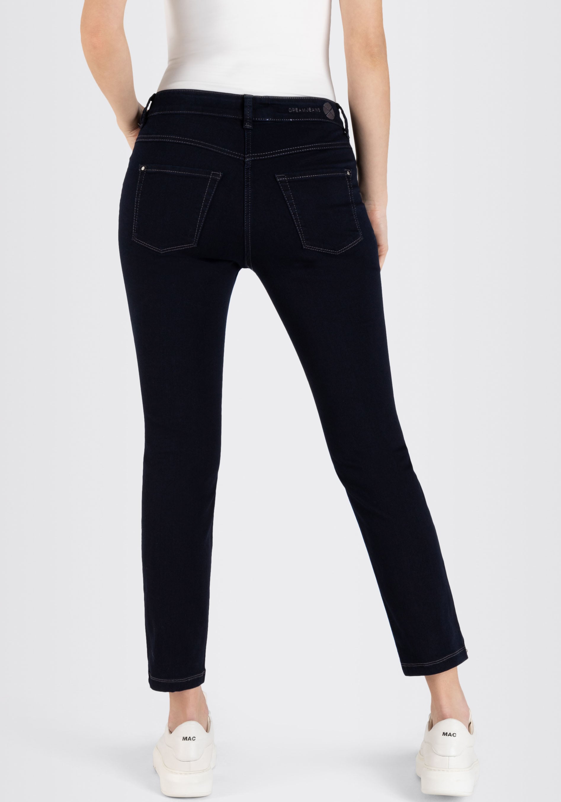 MAC 7/8-Jeans »Dream Chic«, verkürzte Form mit Reißverschluss