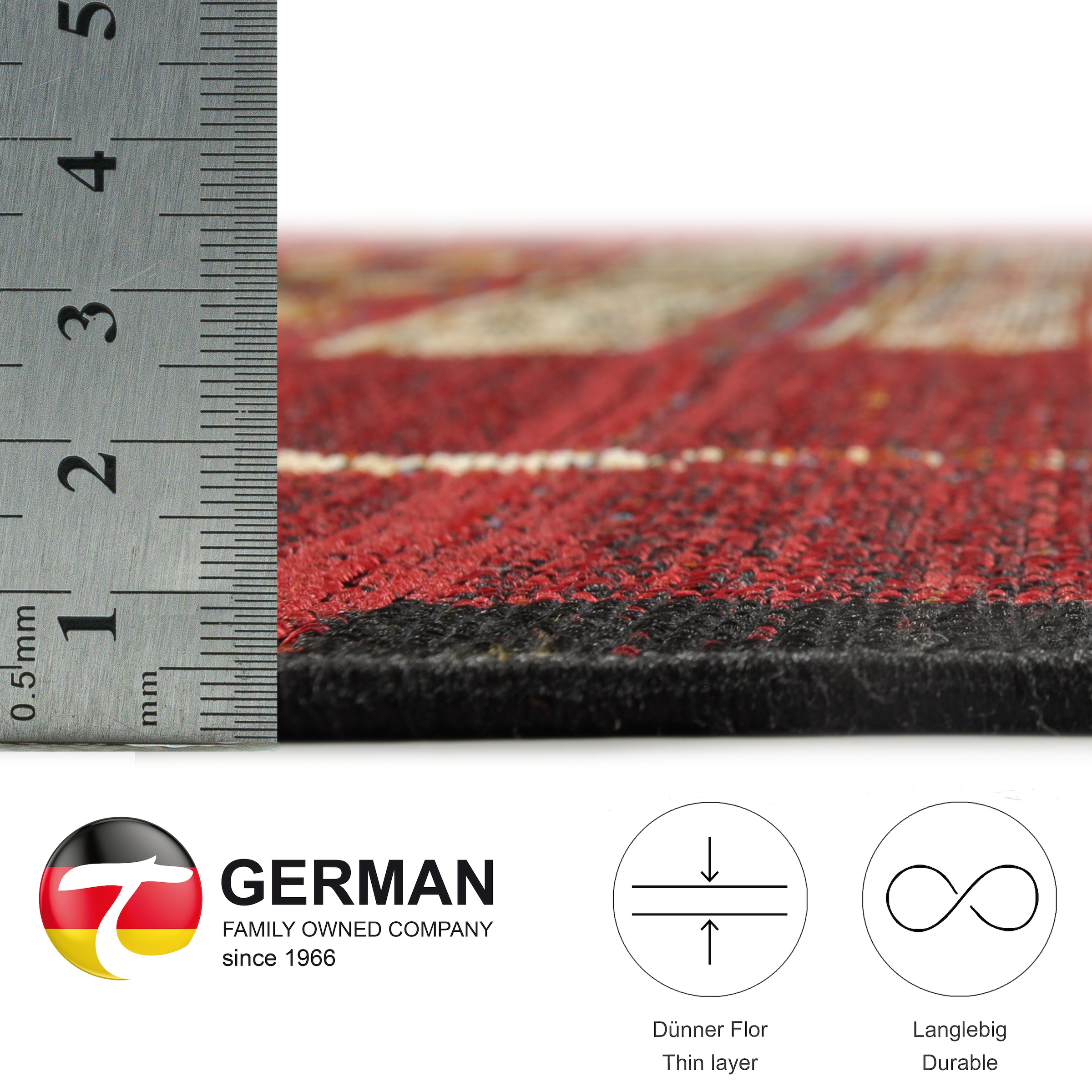 Gino Falcone Teppich »Outdoor-Africa 38«, rechteckig, 5 mm Höhe, Flachgewebe, Ethno Style, In- und Outdoor geeignet