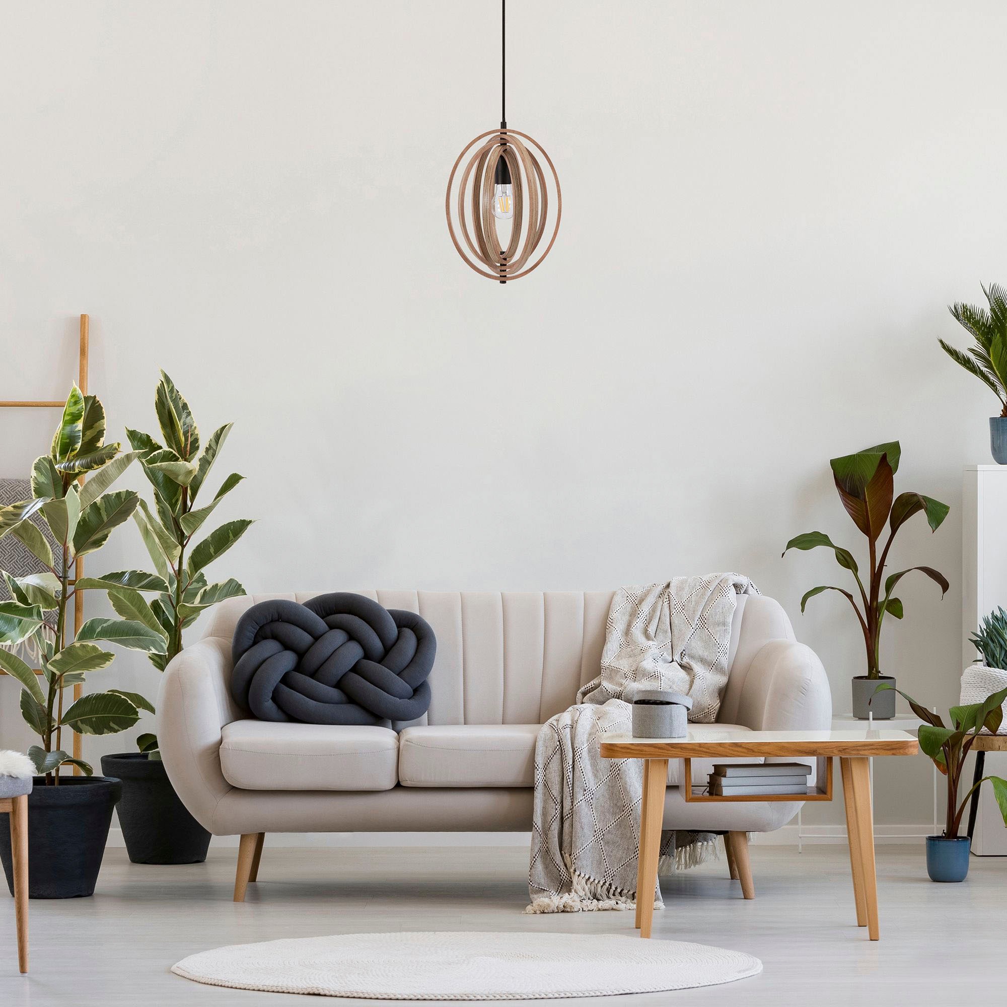 Paco Home Pendelleuchte »BARRY M«, 1 flammig, Leuchtmittel E27   ohne Leuch günstig online kaufen