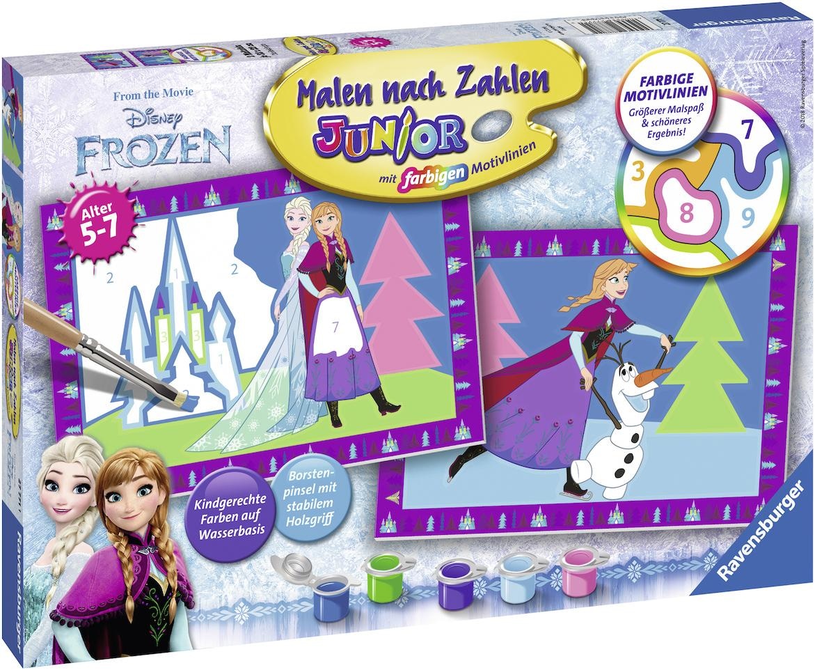 Ravensburger Malen nach Zahlen »Junior, Disney Frozen, Die Eiskönigin« Made in Europe