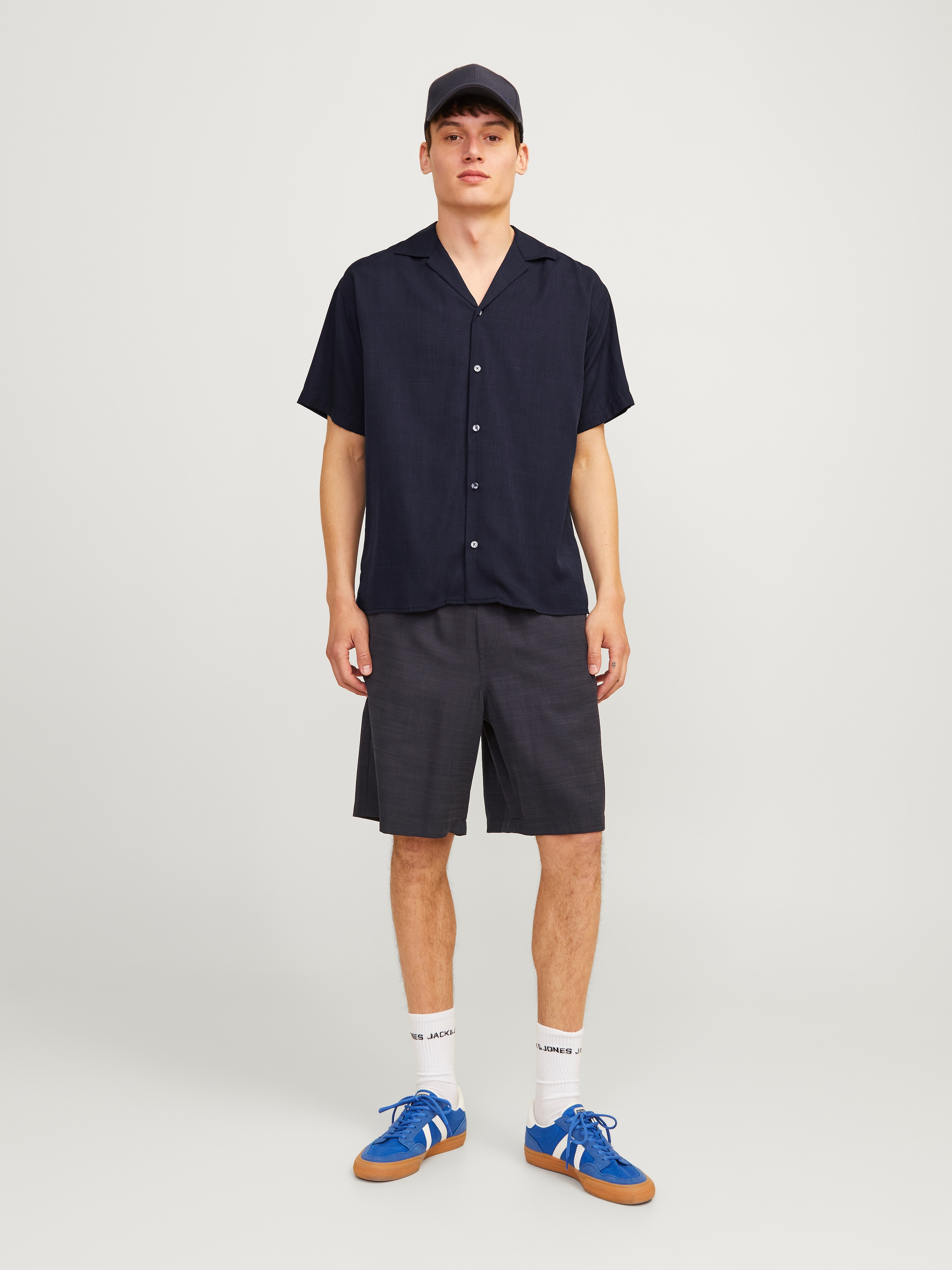 Jack & Jones Kurzarmhemd »JPRCCAARON TENCEL RESORT SHIRT S/S LN«