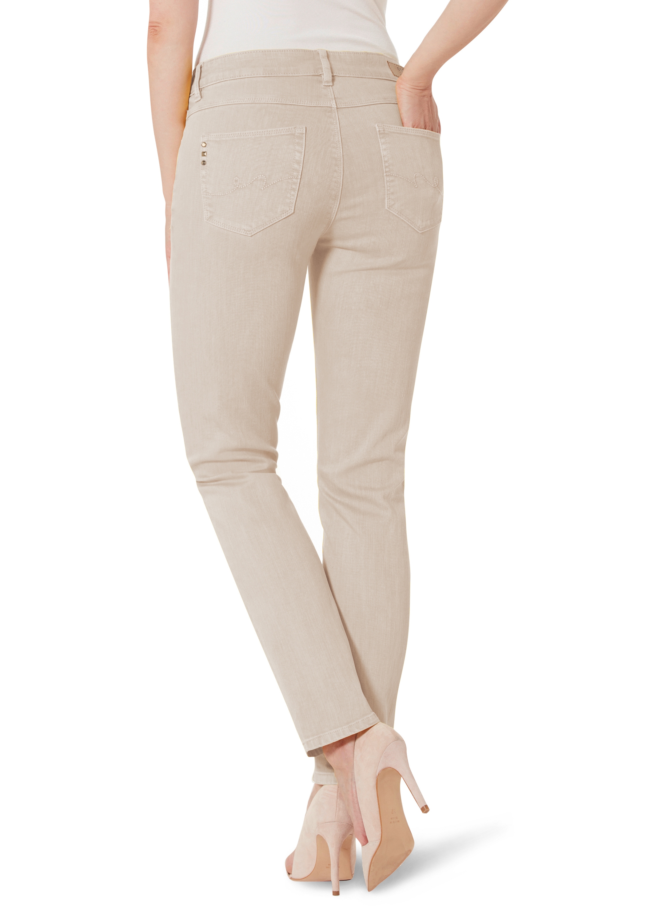STOOKER WOMEN 5-Pocket-Hose »Zermatt Twill Straight Fit«, Straight Fit Casual Clean Wash Denim Jeans für Damen