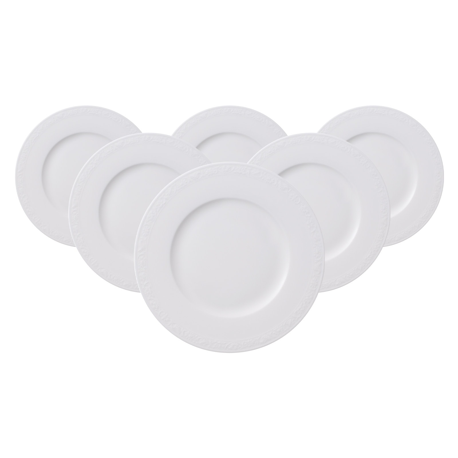 Villeroy & Boch Frühstücksteller »Frühstücksteller White Pearl ø 22,7 cm 6e günstig online kaufen
