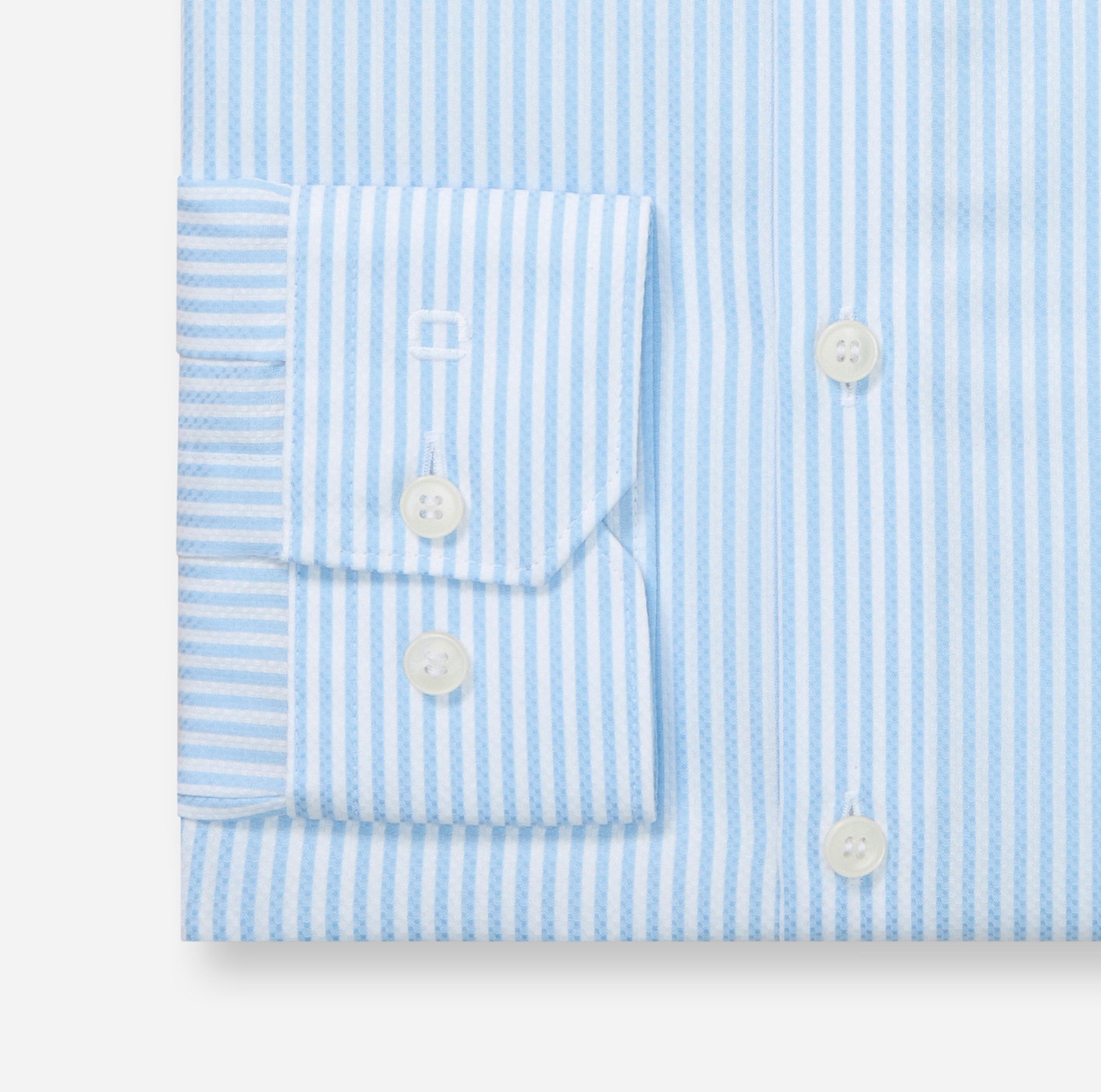 OLYMP Langarmhemd »No 6 six« gestreift, Businesshemd, super slim fit, Royal Kentkragen