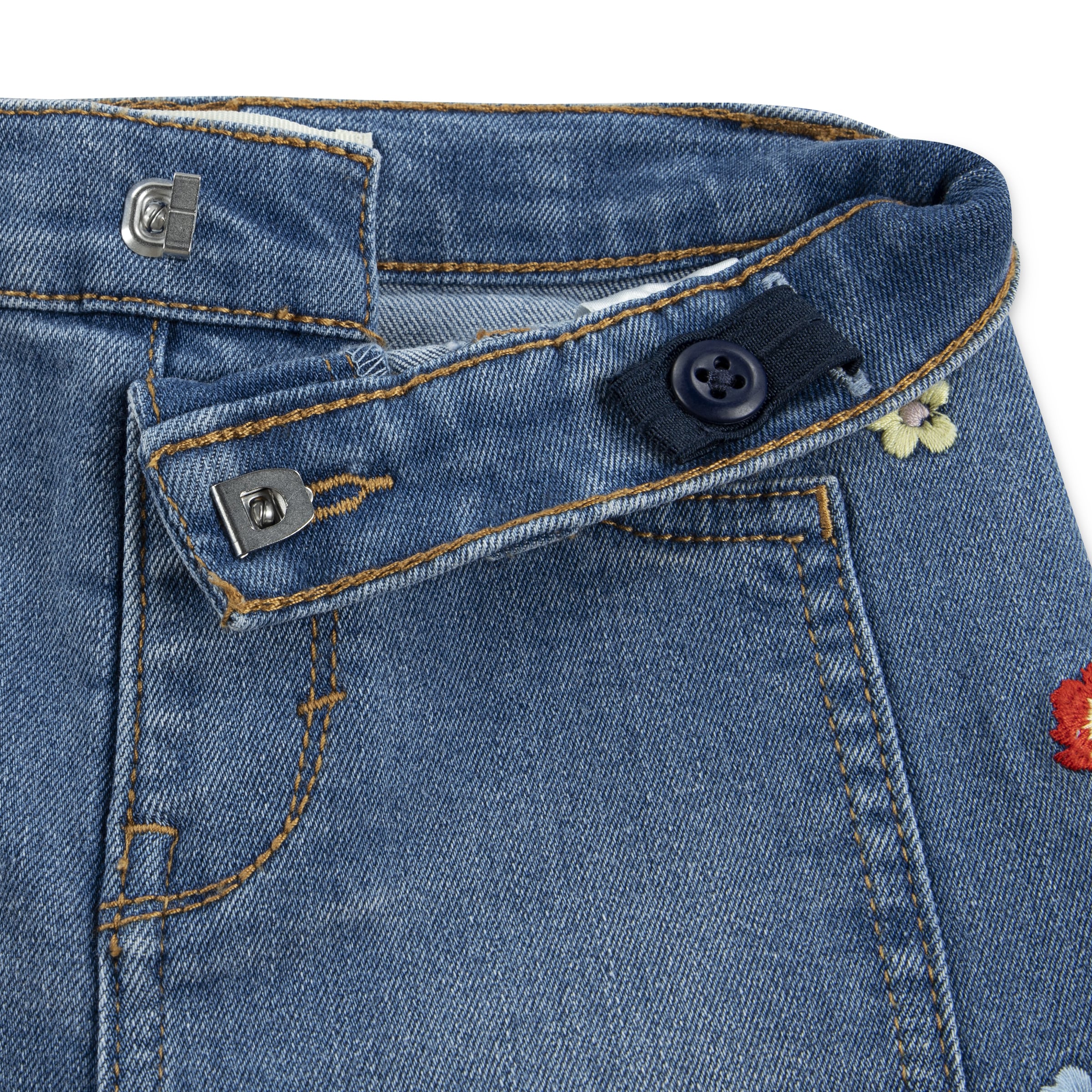 Levi's® Kids Langarmshirt & Hose »LVG CROCHET LEVI'S TOP,JEANS« Set, 2 Stk. tlg. mit Blümchenstickereien - for GIRLS