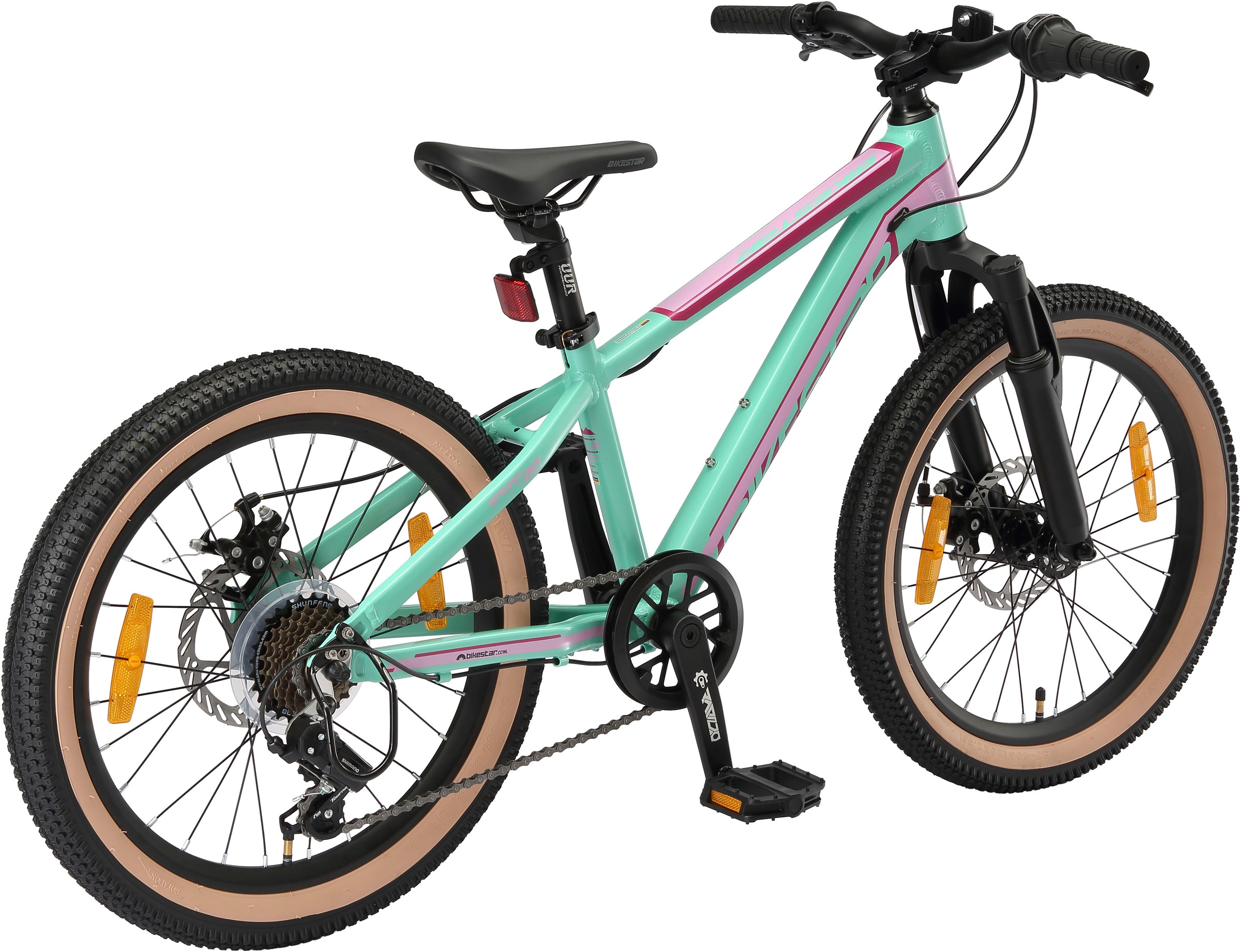 Bikestar Jugendfahrrad 7 Gang Shimano RD-TY21 Schaltwerk Kettenschaltung