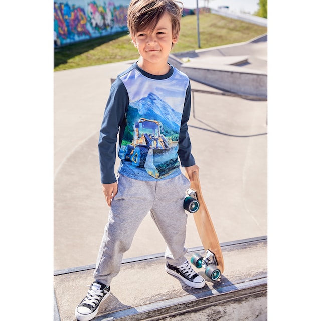 KIDSWORLD Langarmshirt »BAGGER«, Fotodruck online kaufen