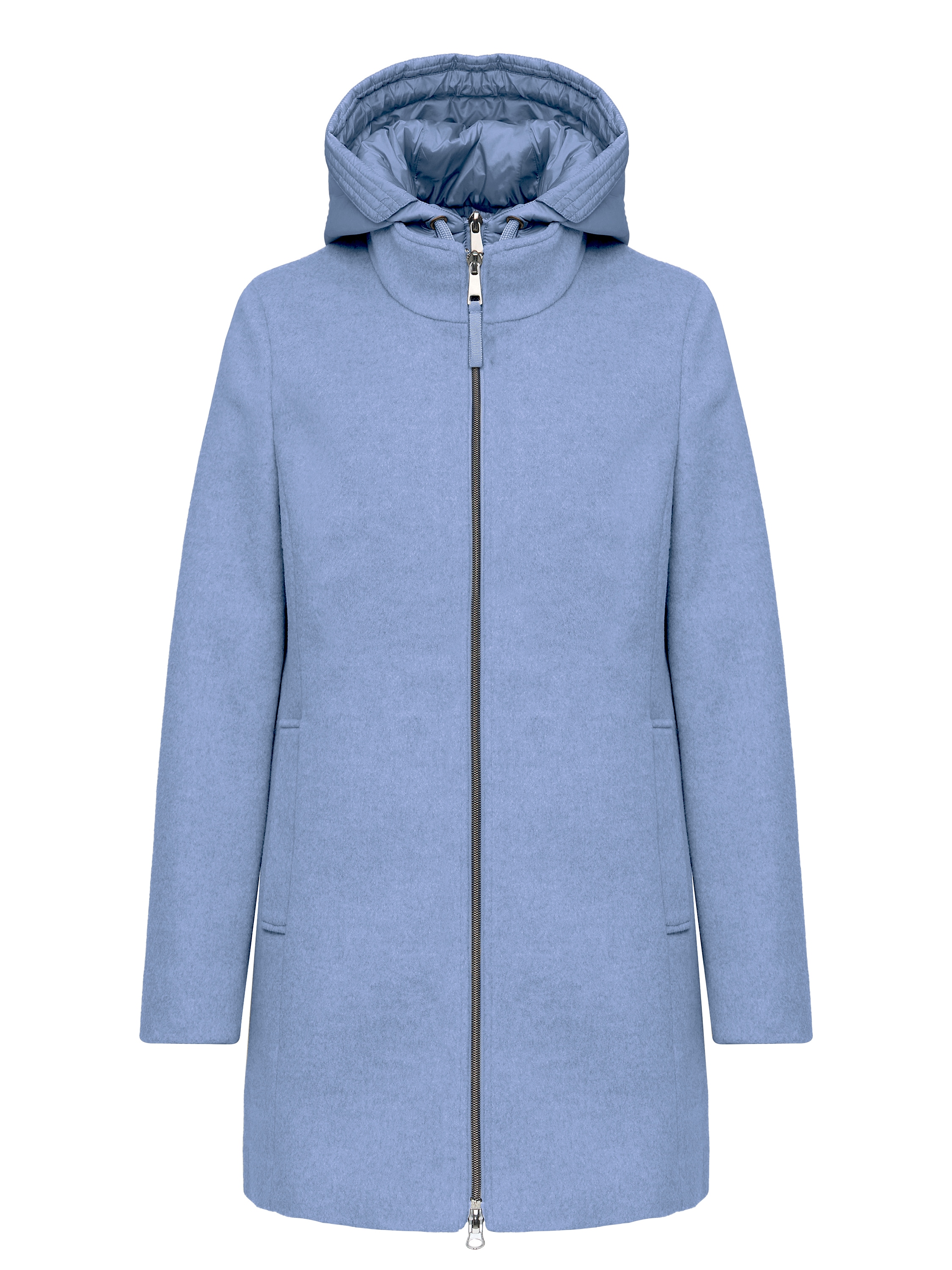 MANISA Wolljacke mit Kapuze mit herausnehmbarer Kapuze