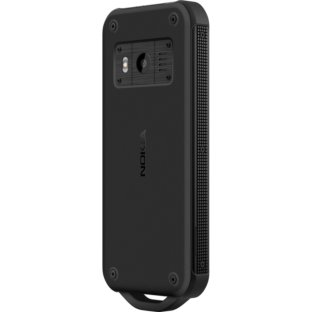 Nokia Handy »800 Tough«, Schwarzer Stahl, 6,1 cm/2,4 Zoll, 4 GB Speicherplatz, 2 MP Kamera