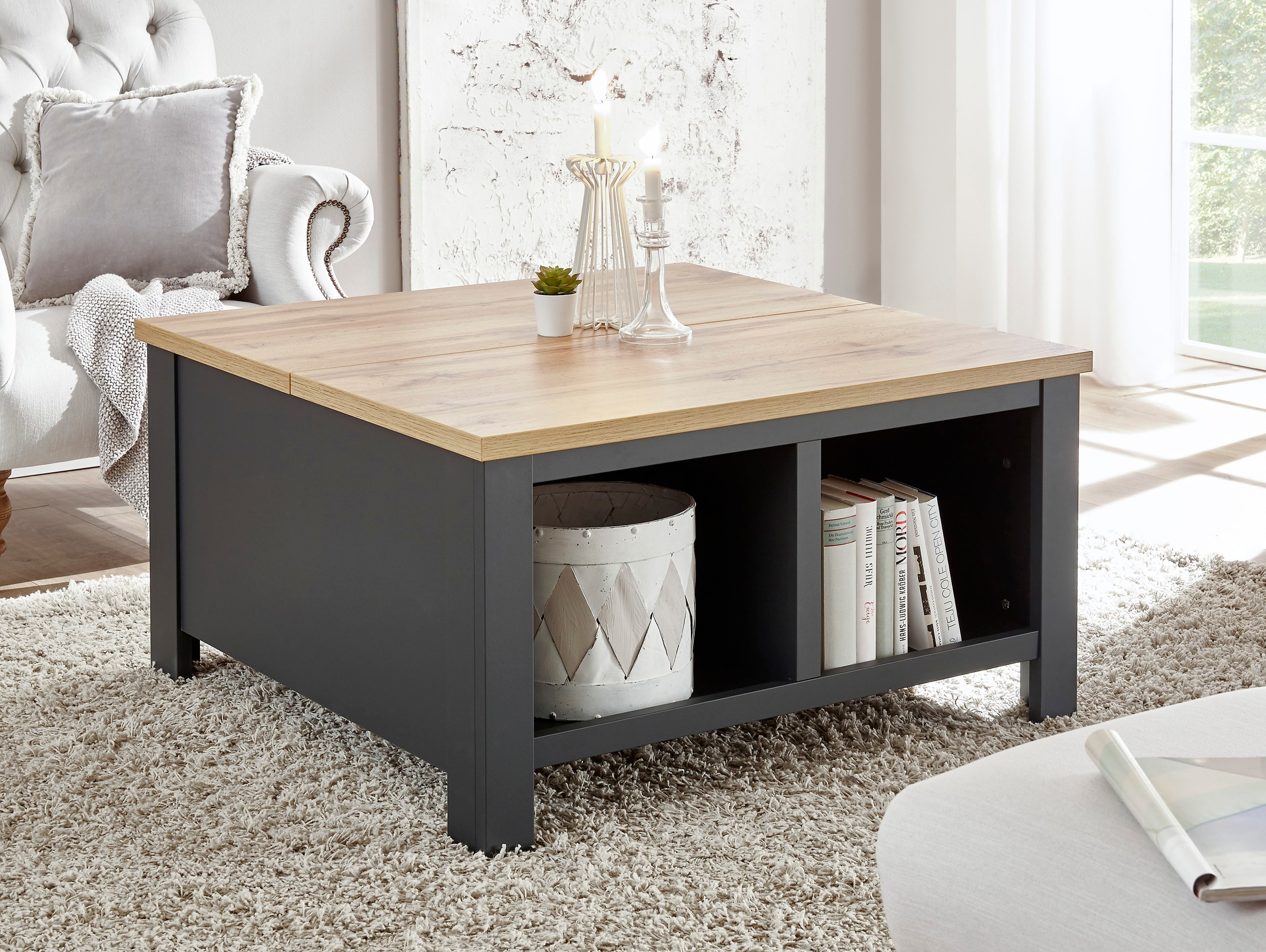 Home affaire Couchtisch »Westminster S BESTSELLER!« Höhe ca. 50cm, im roman günstig online kaufen