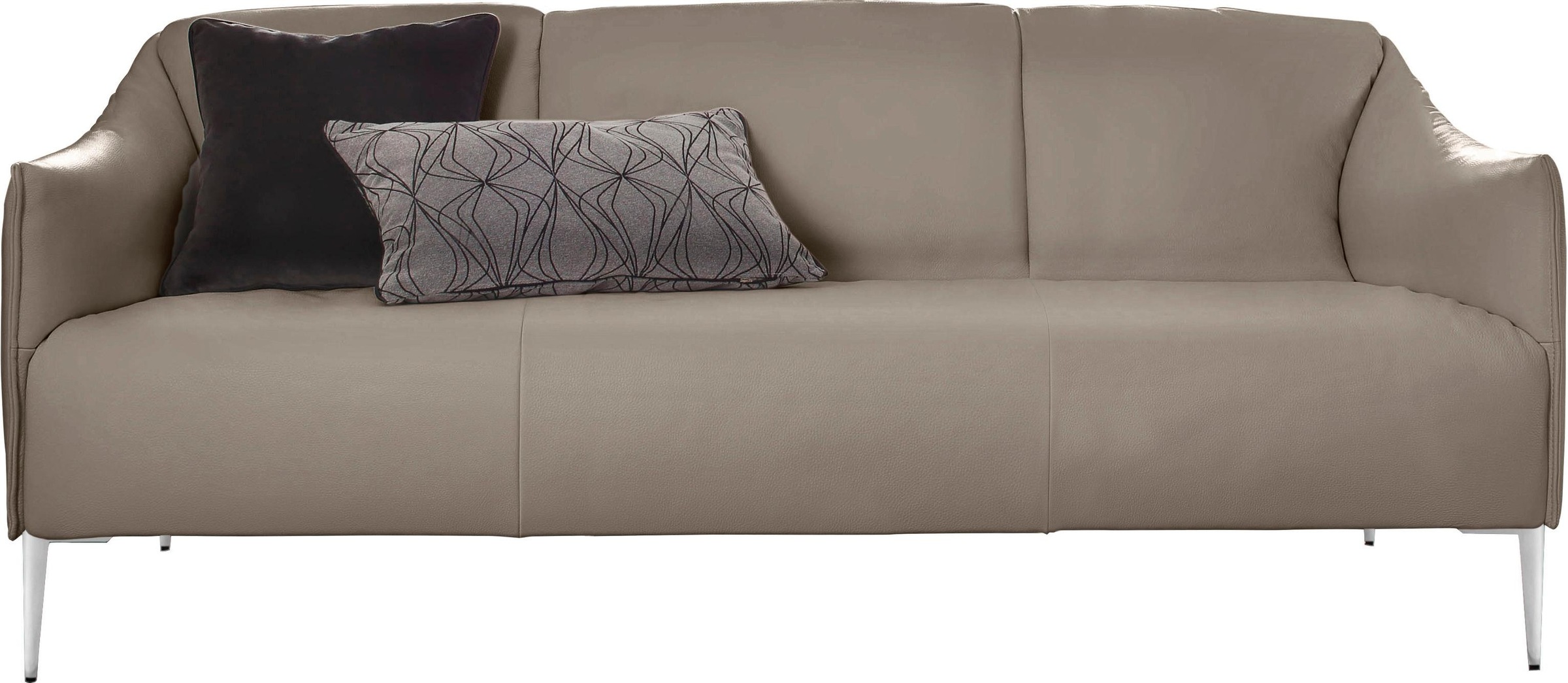 W.SCHILLIG 2,5-Sitzer »sally«, mit Metallfüßen in Chrom glänzend, Breite 194 cm