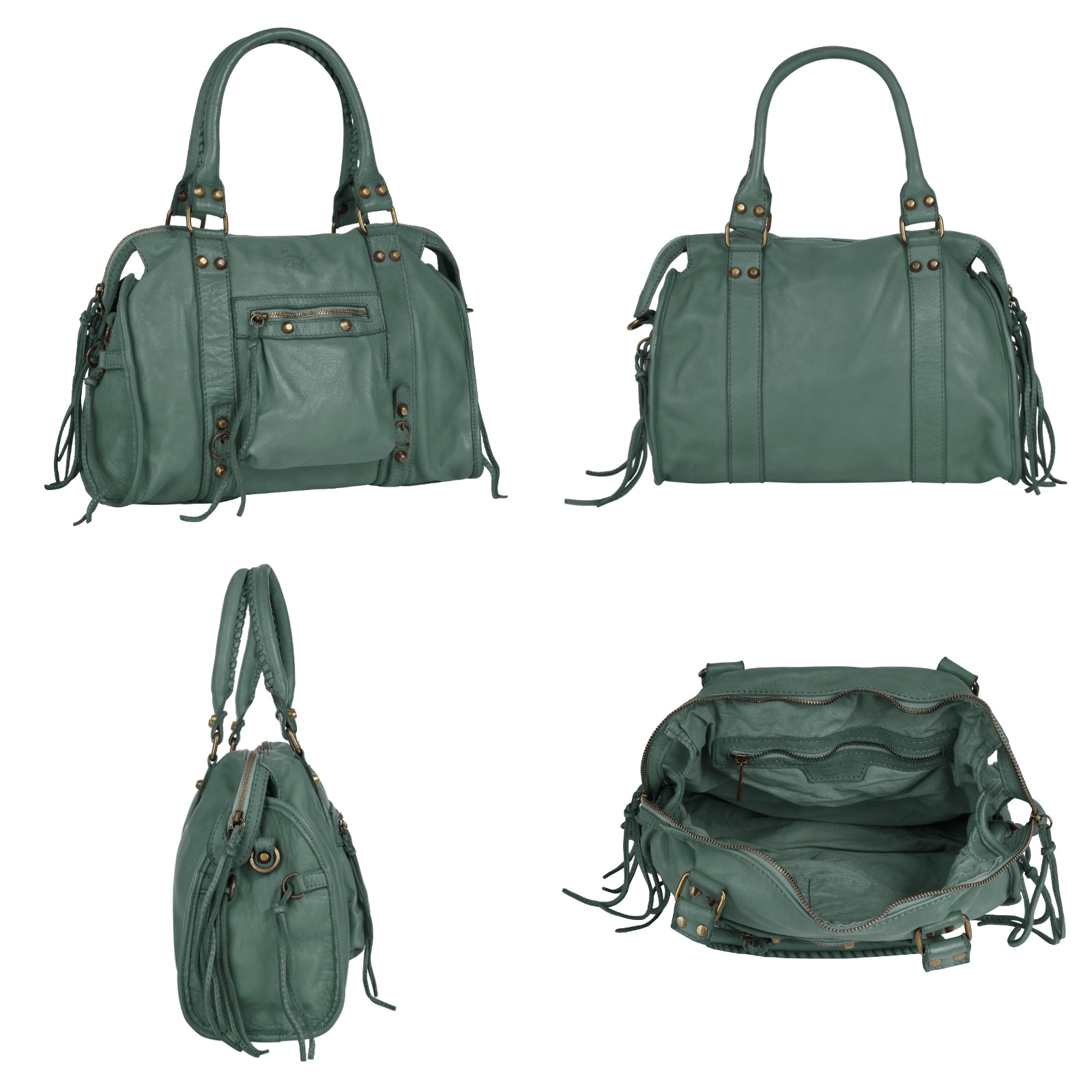 Samantha Look Shopper, echt Leder, Made in Italy