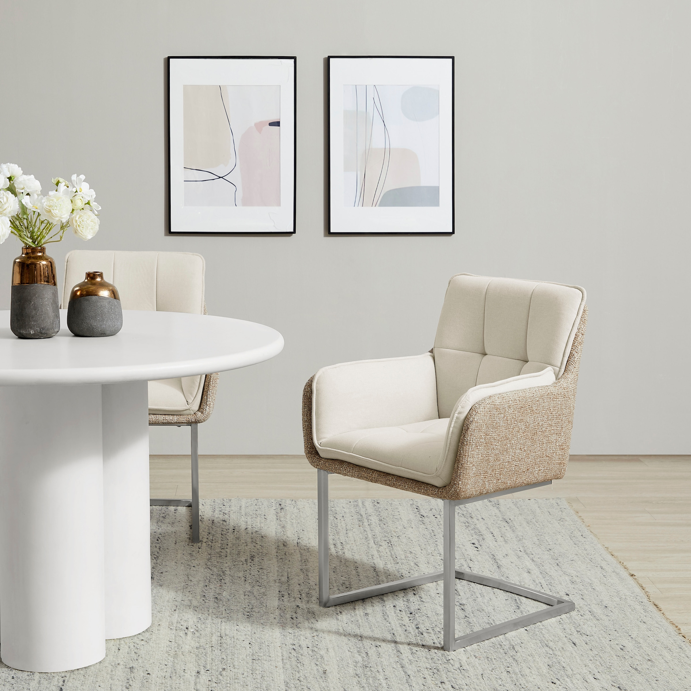 PLACES OF STYLE Esszimmerstuhl »Durham, TOPSELLER!, 1 Esszimmerstuhl in modernem Design, Sitz und Rücken gepolstert