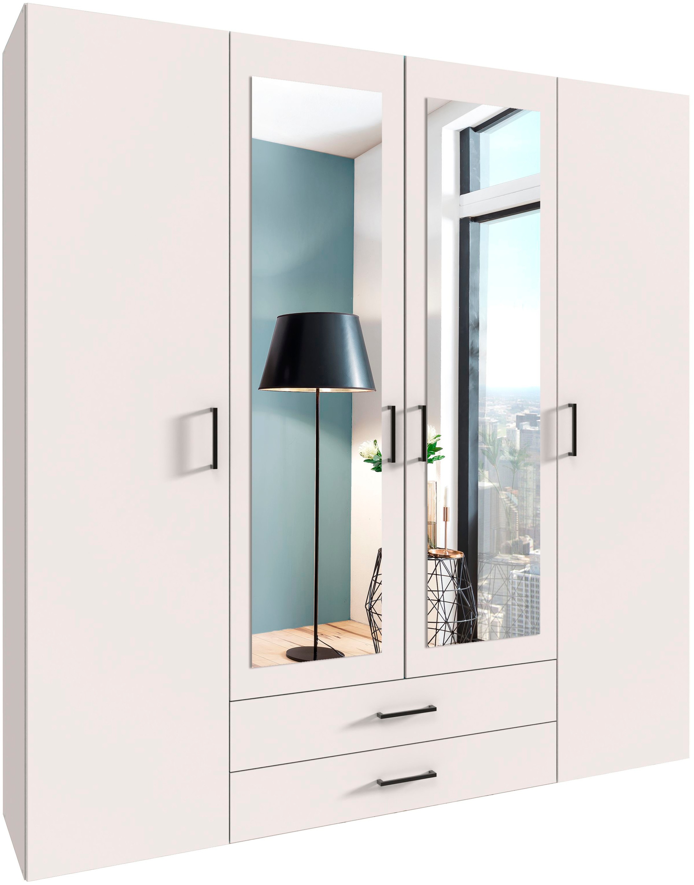 Wimex Drehtürenschrank »Mugano, 135 oder 180cm breit, 208 oder 236cm hoch, günstig online kaufen