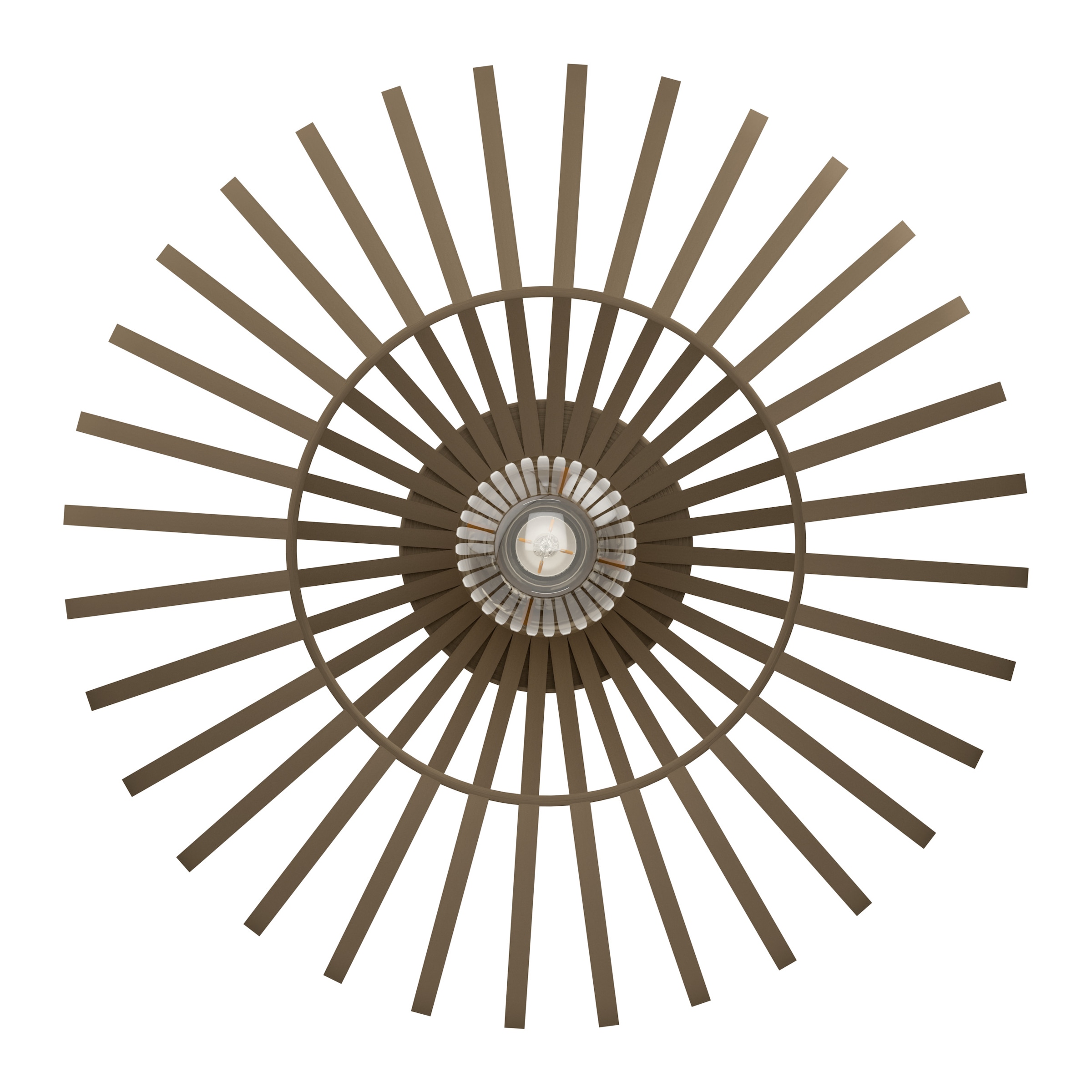 EGLO LED Deckenleuchte »ESPINAL Deckenlampe - Stahl - E27 - 1X40W - IP20« E27 1 Stk. Wohzimmerlampe, Esszimmerlampe, Flur, Schlafzimmer, H22 x Ø38,5 cm