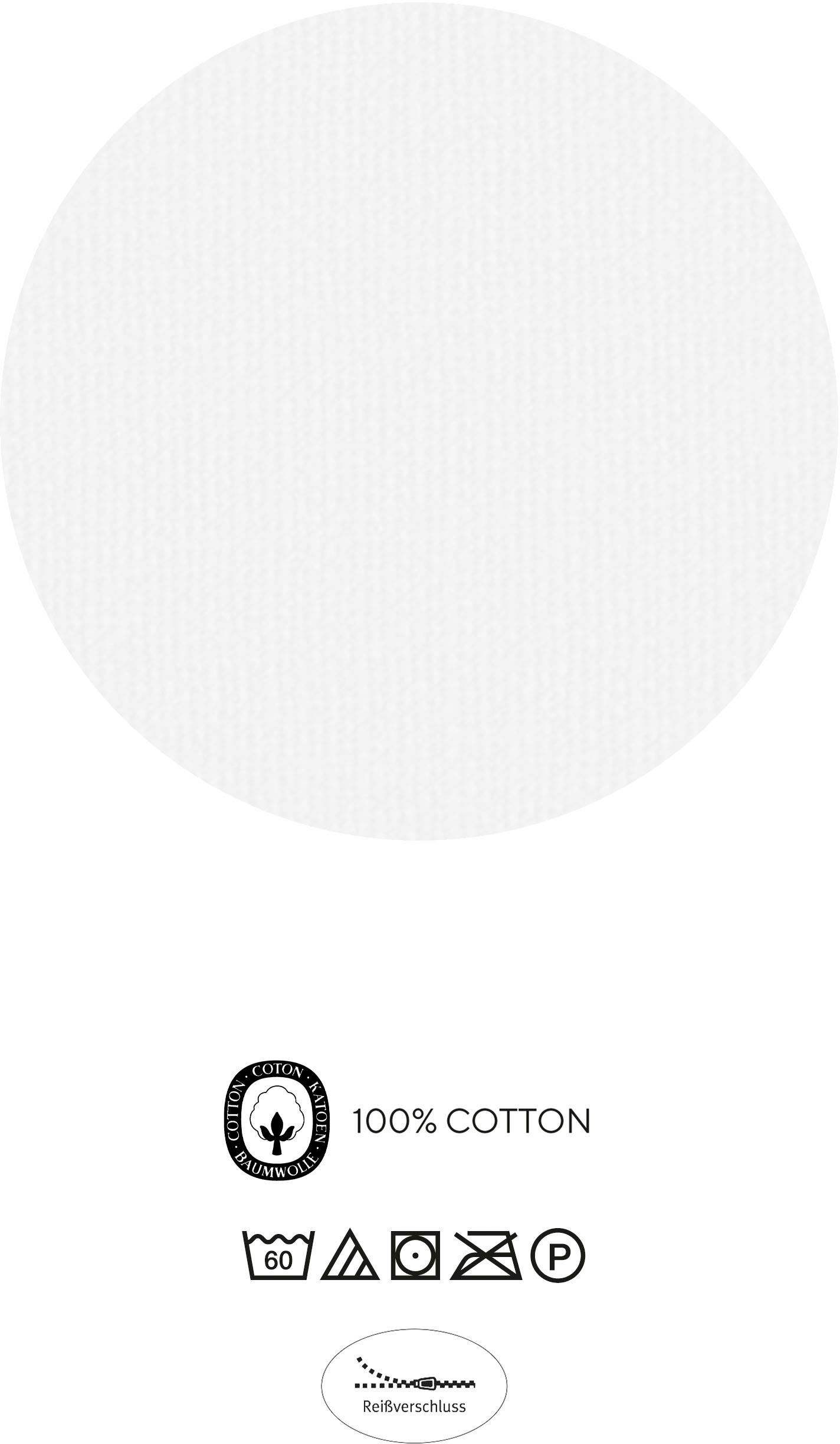 Castell - Markenbettwäsche Bettwäsche »Haylie«, (2 tlg.), hautsympathisch, 100% Baumwolle, Reißverschluss, ganzjährig nutzbar