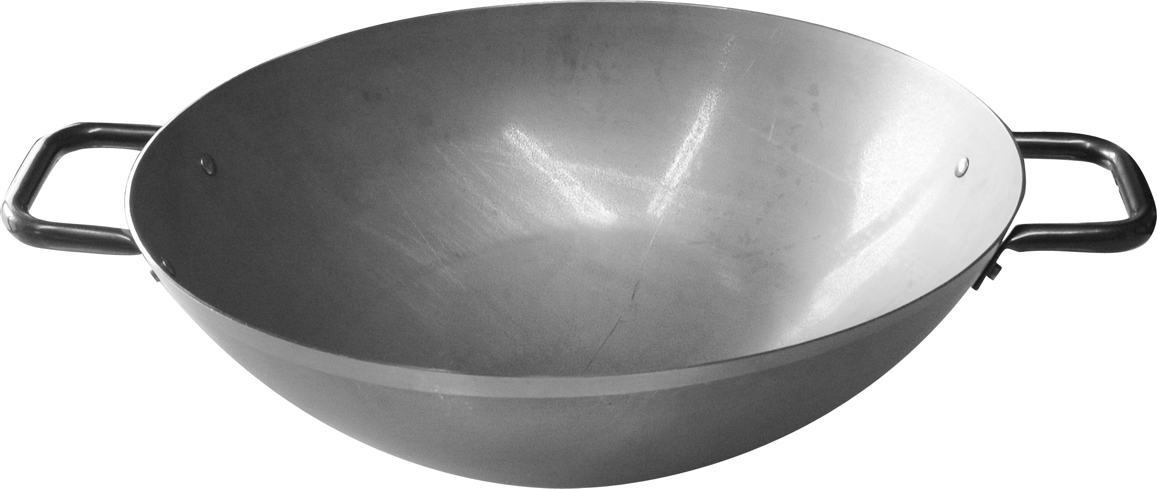 Wok In Ferro Excalibur 34 Cm - Made In Italy, Adatto All'Induzione, Conico, Perfetto Per Saltare, Friggere E Rosolare