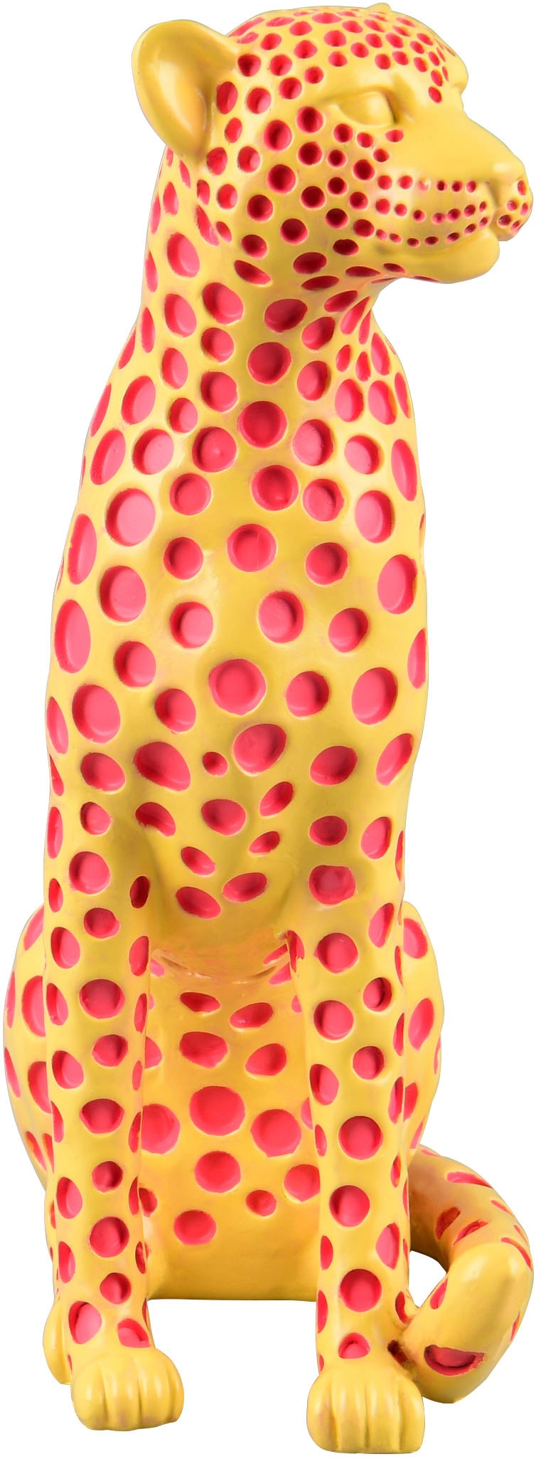 MIRRORS AND MORE Skulptur »PANTRA« Dekofigur in auffälliger Leopardenform