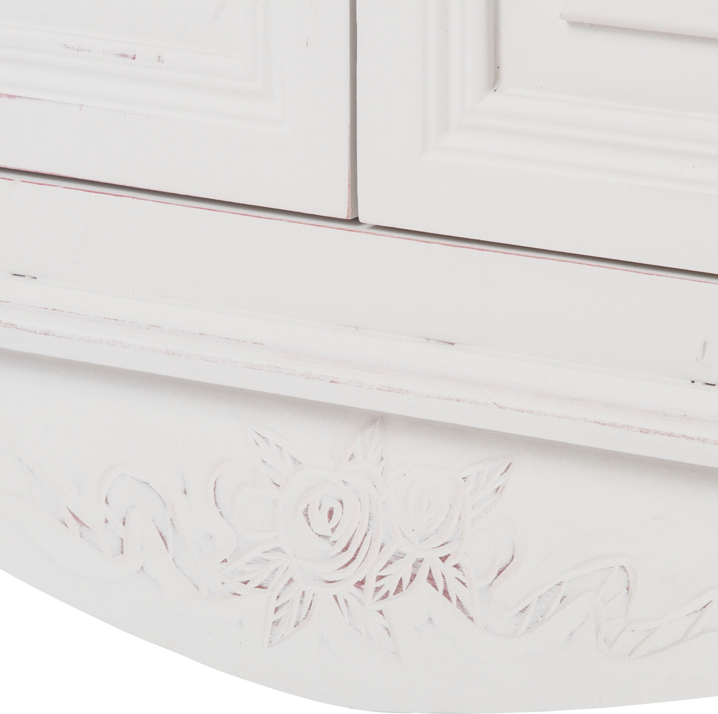 my Flair Kommode »Elegance«, Kommode, mit Rosenmotiven im Landhausstyle, geschwungene Formen