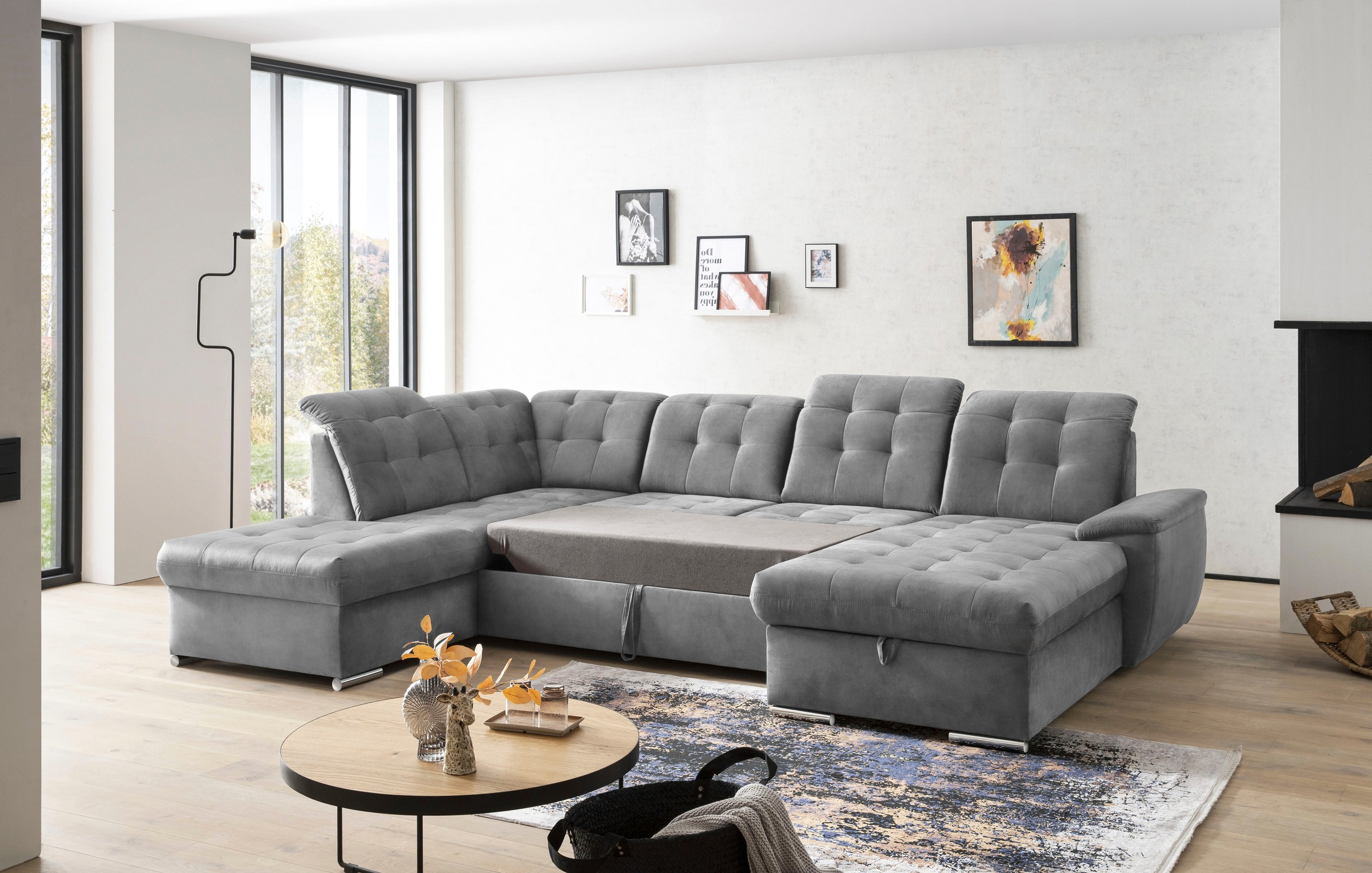 exxpo - sofa fashion Wohnlandschaft »Durango, aufwendige Sitz- und Rückenve günstig online kaufen