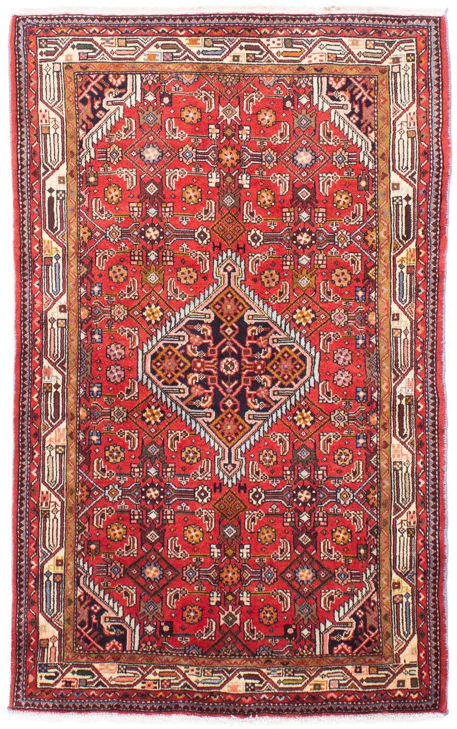 morgenland Orientteppich »Perser - Nomadic - 152 x 100 cm - rot«, rechtecki günstig online kaufen